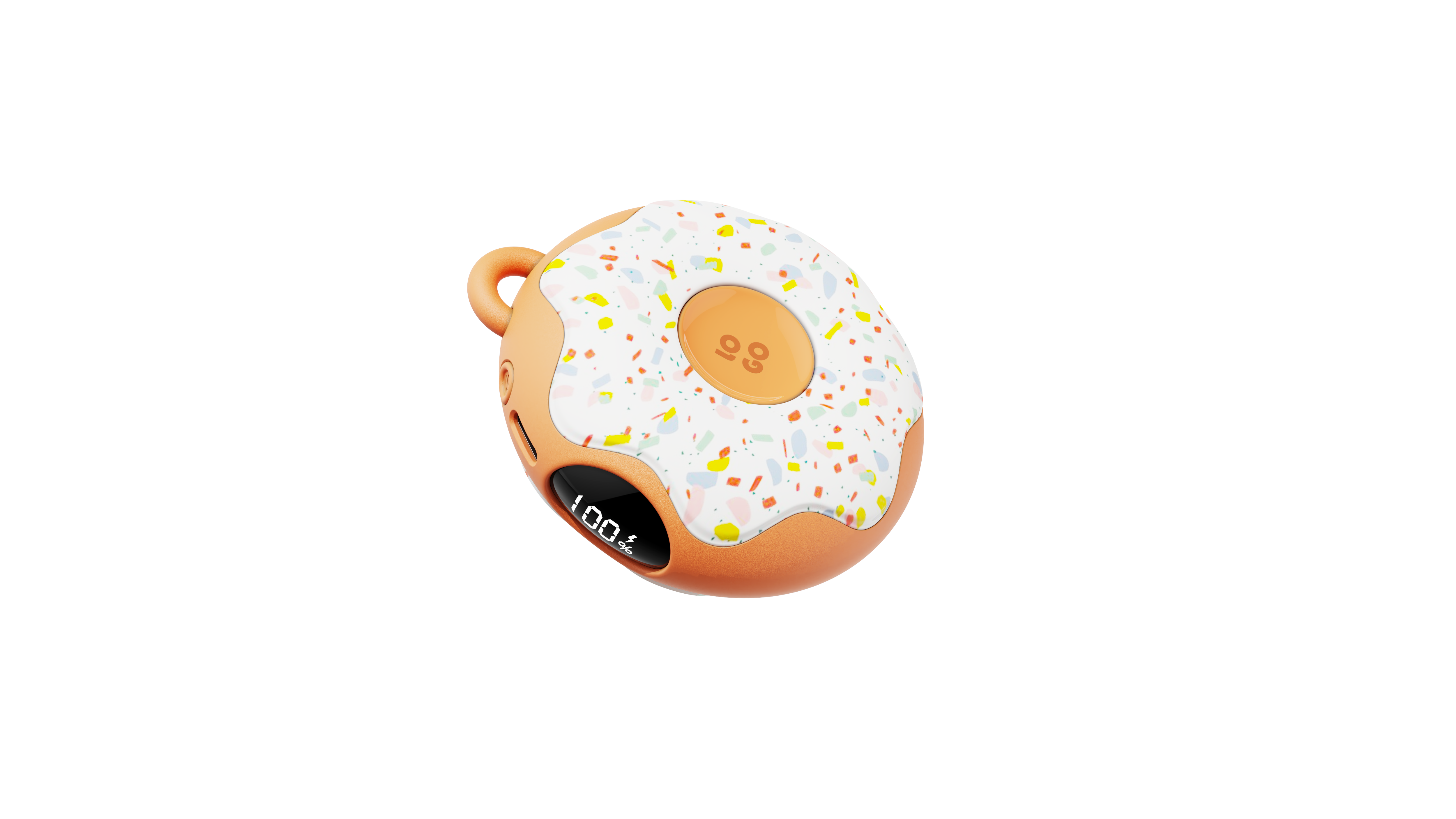 Hand warmer，small home appliances，winter，product design，doughnut，Render，Night light，