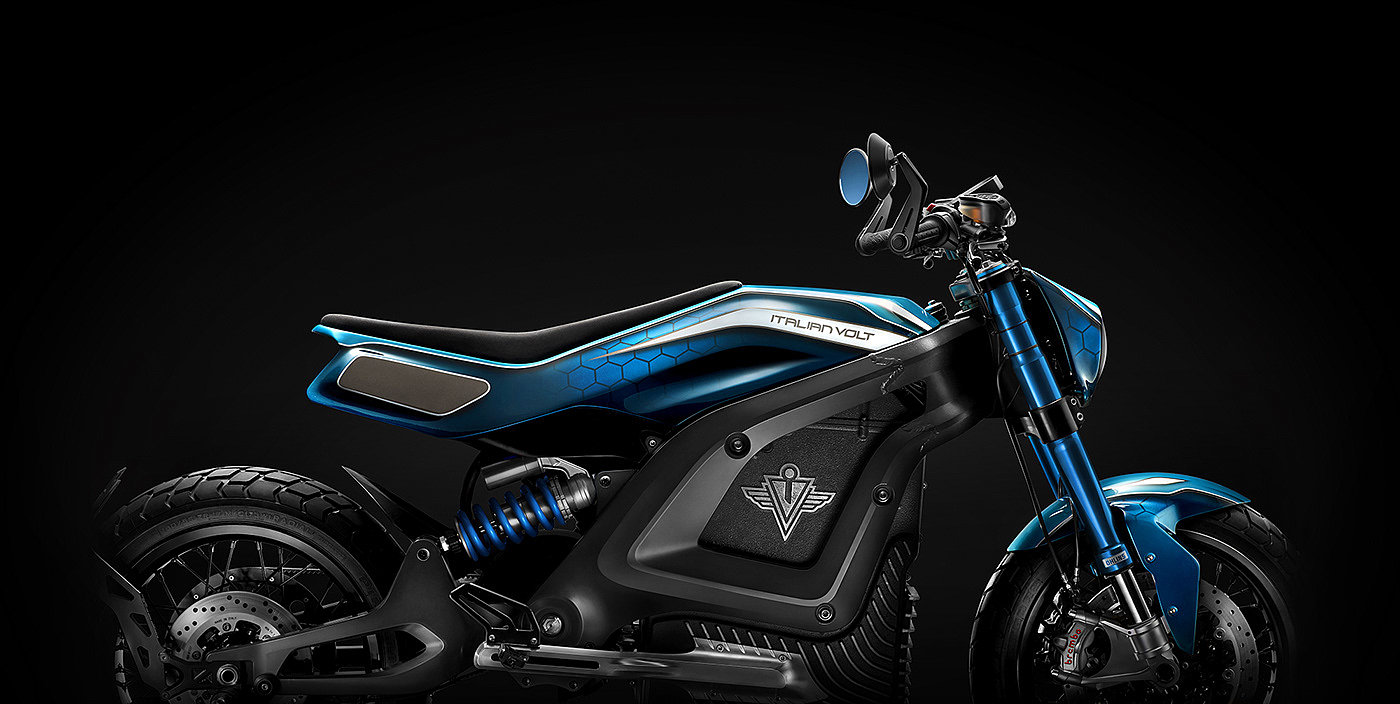 Volt，Italy，blue，motorcycle，
