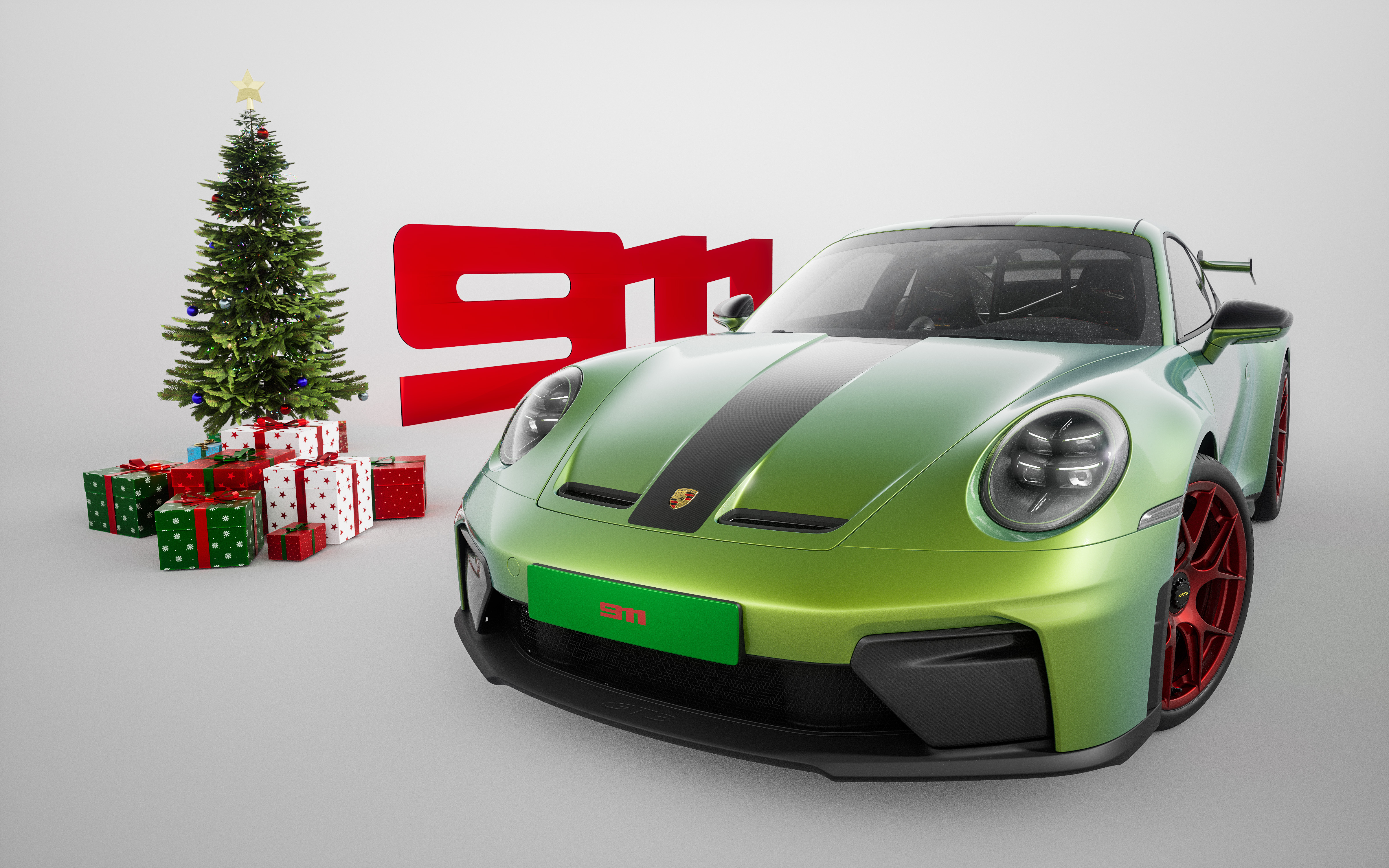 Porsche，ue5，Automobile design，Car rendering，gt3，nine hundred and eleven，