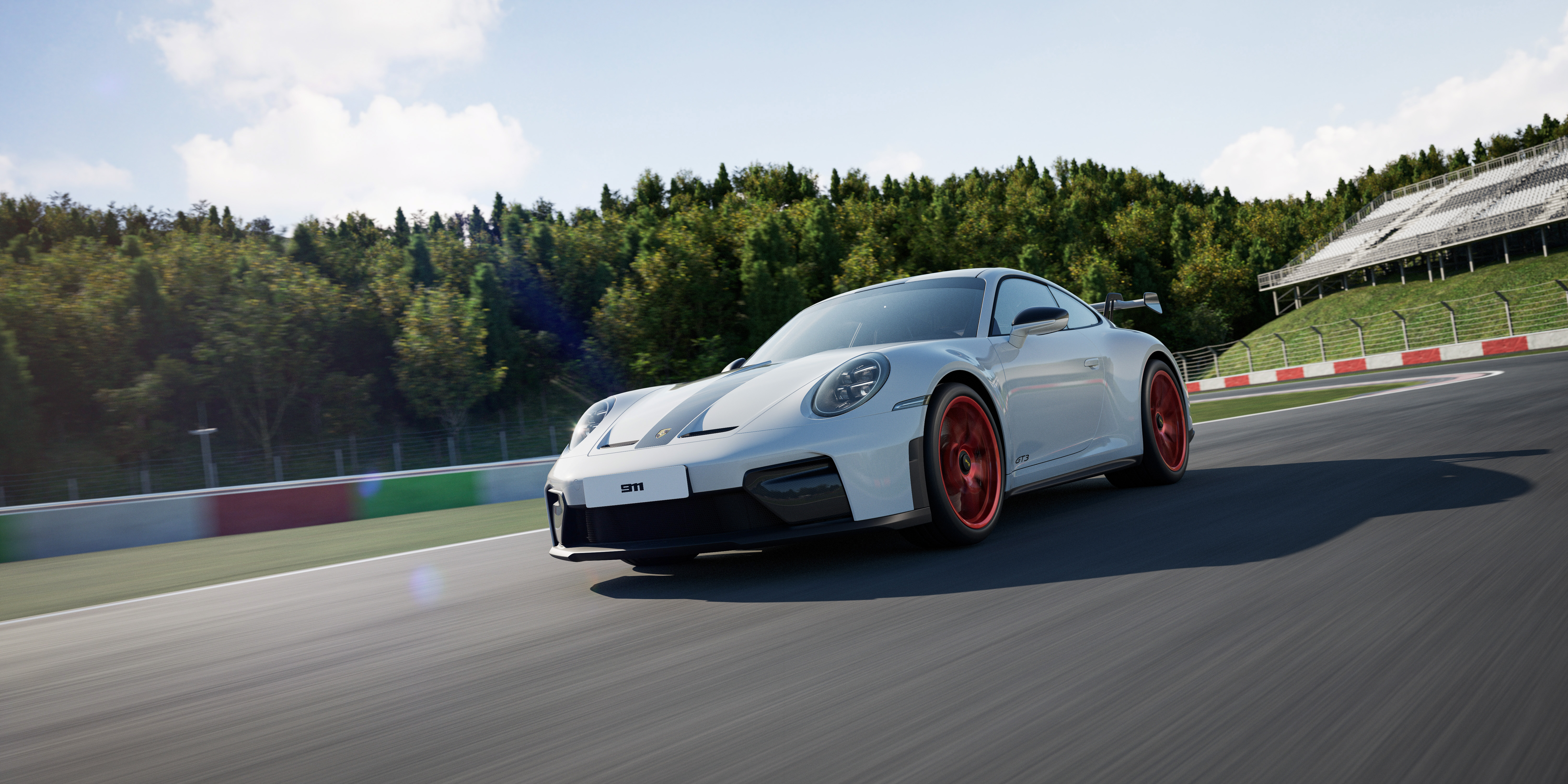 Porsche，ue5，Automobile design，Car rendering，gt3，nine hundred and eleven，