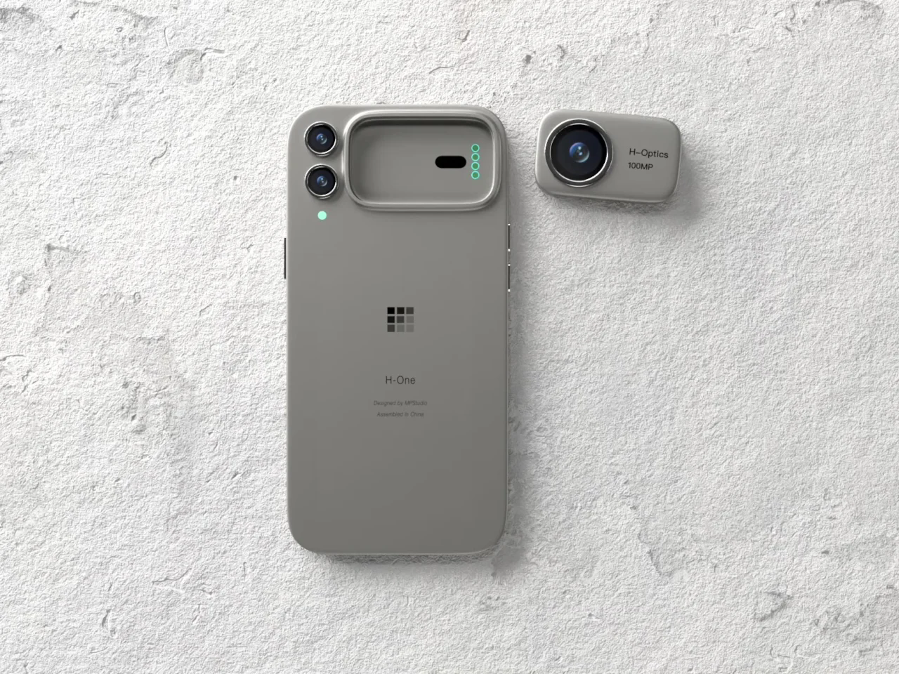 H-One Pro，mobile phone，Digital，conceptual design，