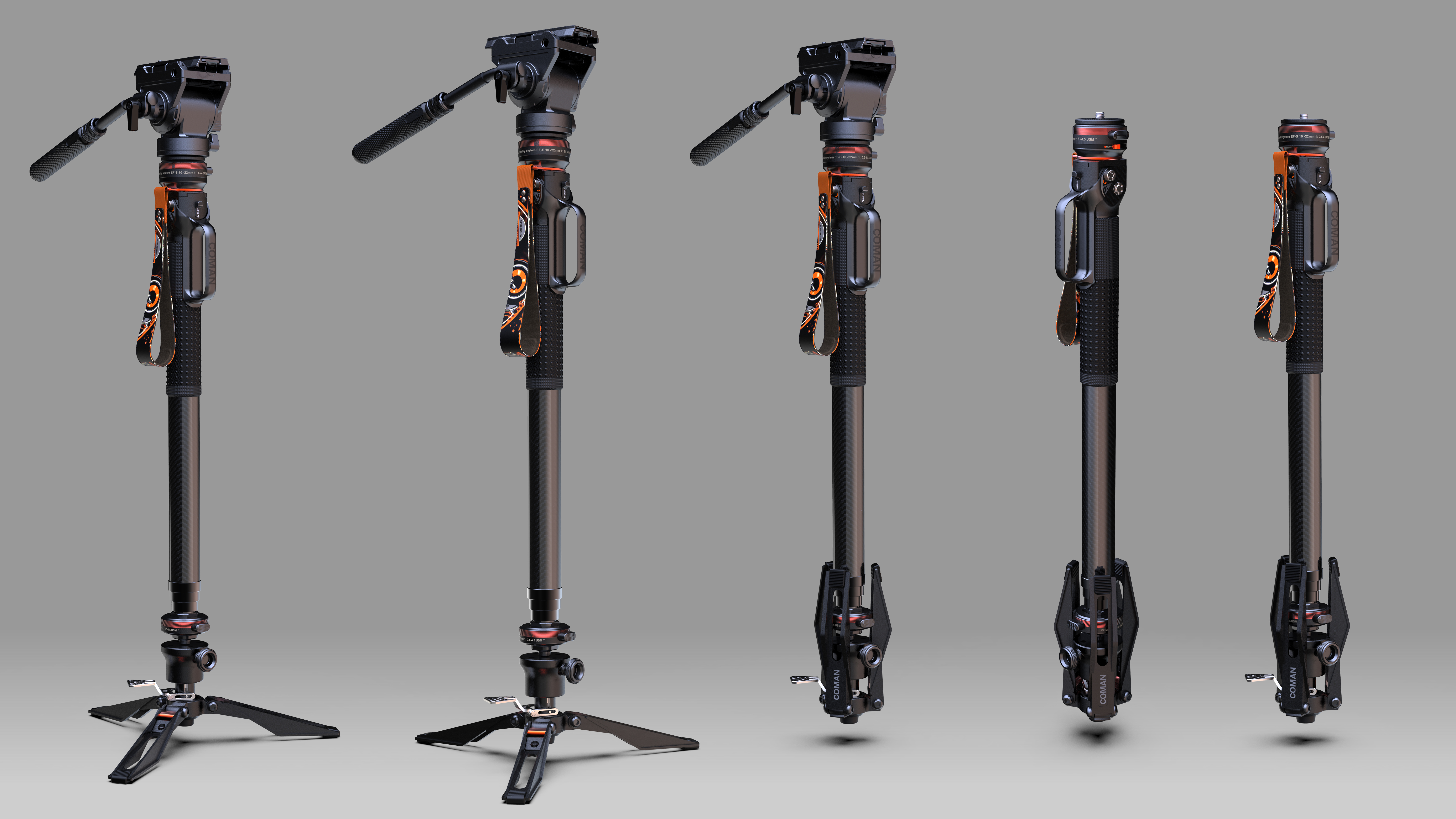 tripod，Product modeling，Industrial Design，Structural design，Lightweight design，Appearance design，Photography，Photographic equipment，