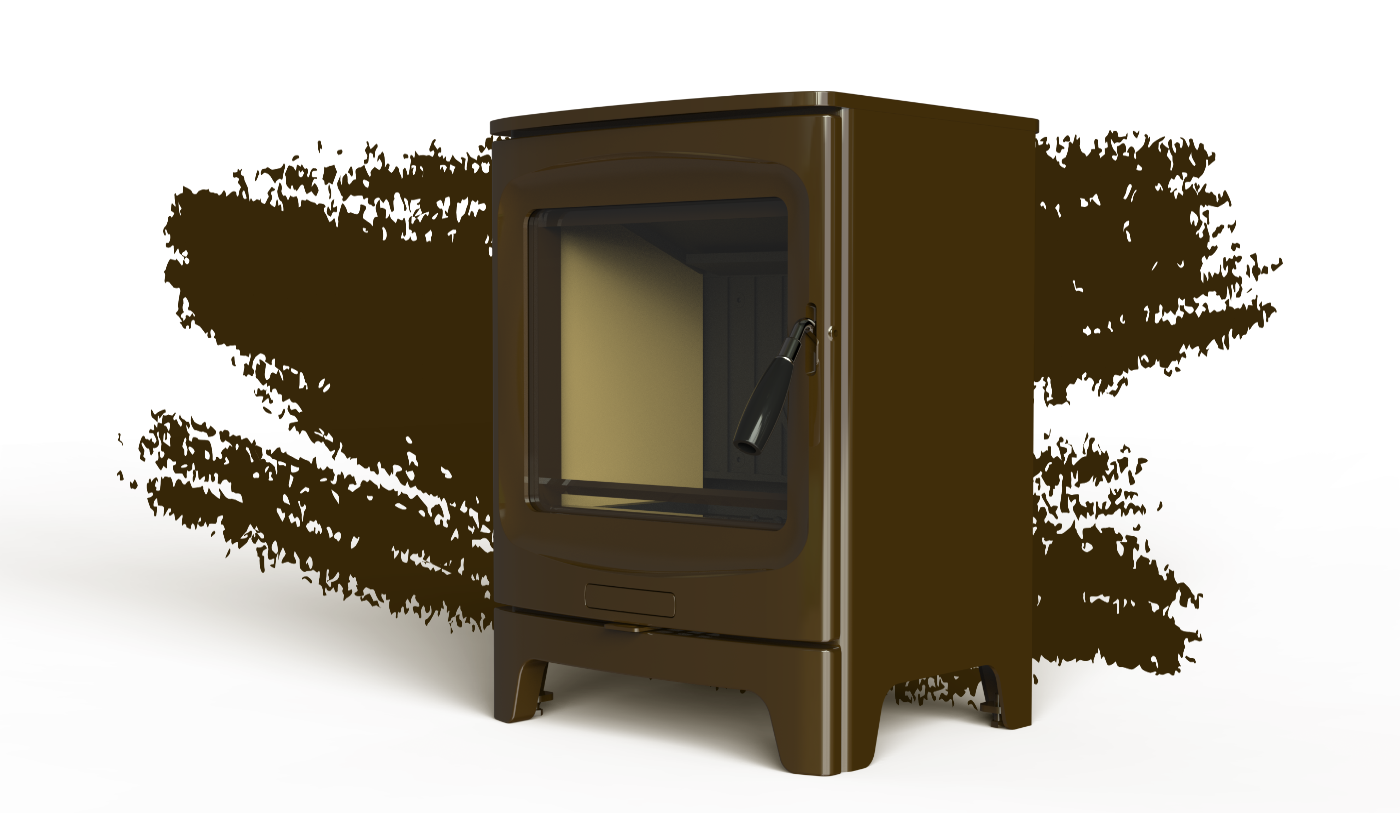 industrial design，Creative design，sheet metal cast iron，Structural design，Prototype production，design analysis ，Wood burning fireplace，True Fire Fireplace，