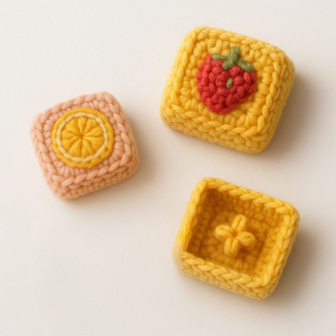 Knitted key cap，ASMR，Mechanical keyboard，Soft touch，