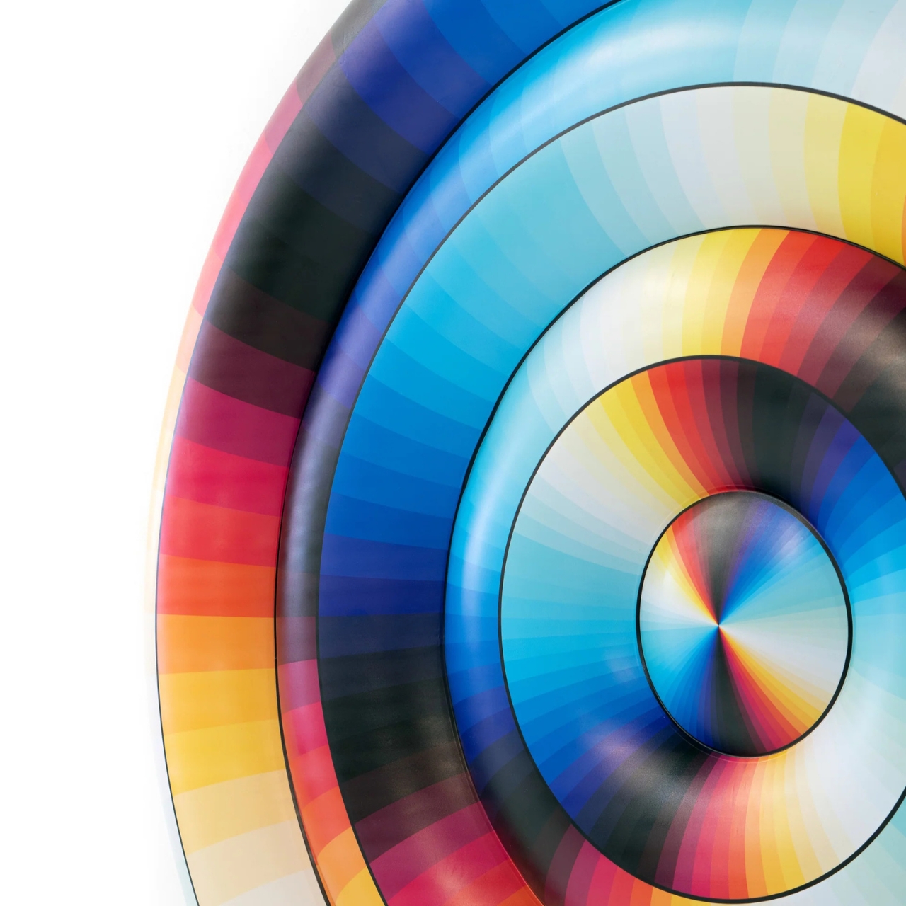 artistic beauty，inflatable swimming pool floating bed，Summer outdoor，Portable design，Felipe Pantone，