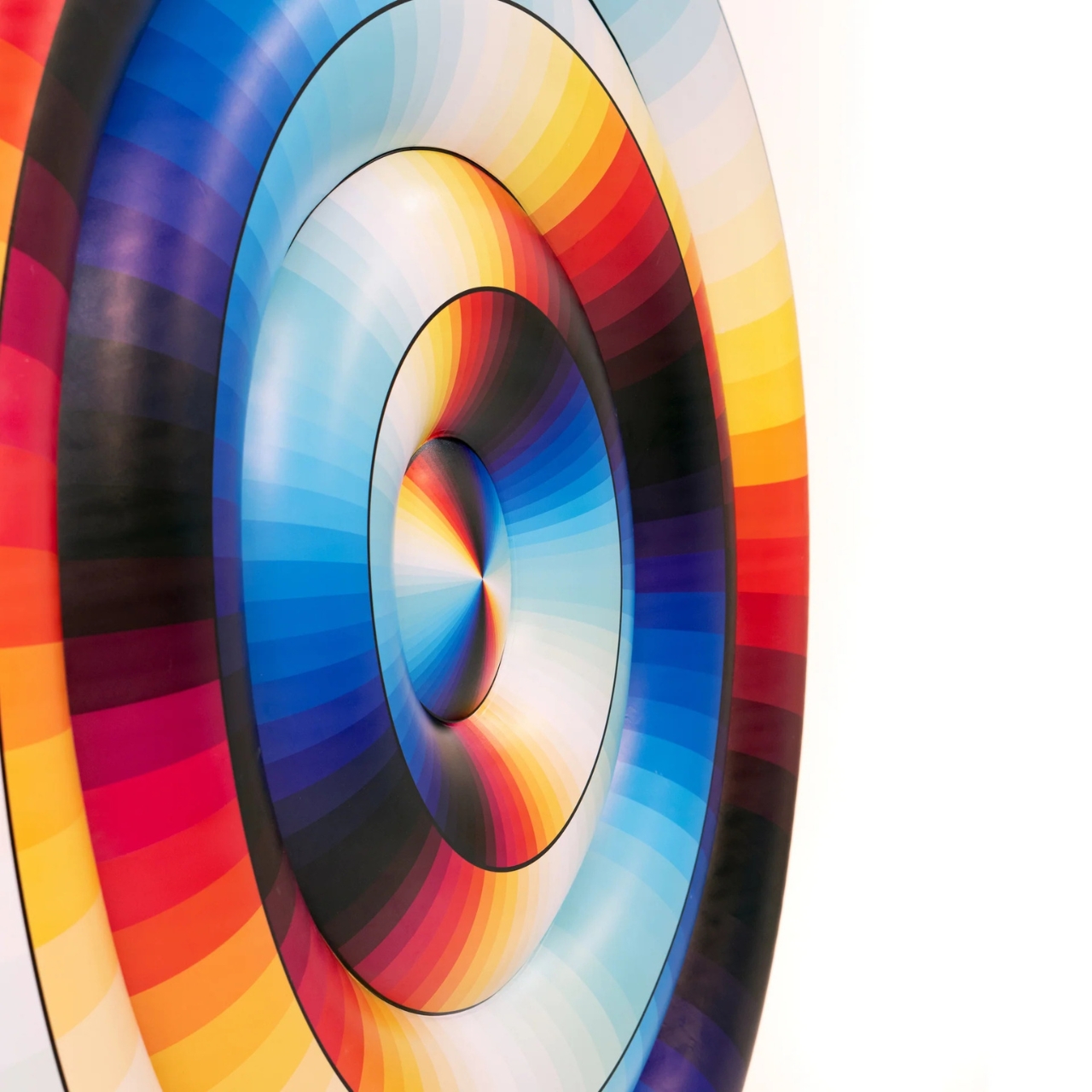 artistic beauty，inflatable swimming pool floating bed，Summer outdoor，Portable design，Felipe Pantone，