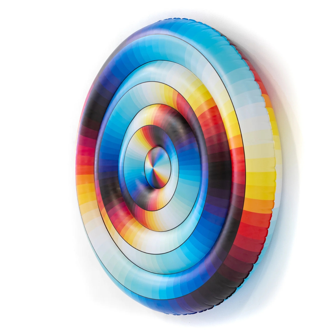 artistic beauty，inflatable swimming pool floating bed，Summer outdoor，Portable design，Felipe Pantone，