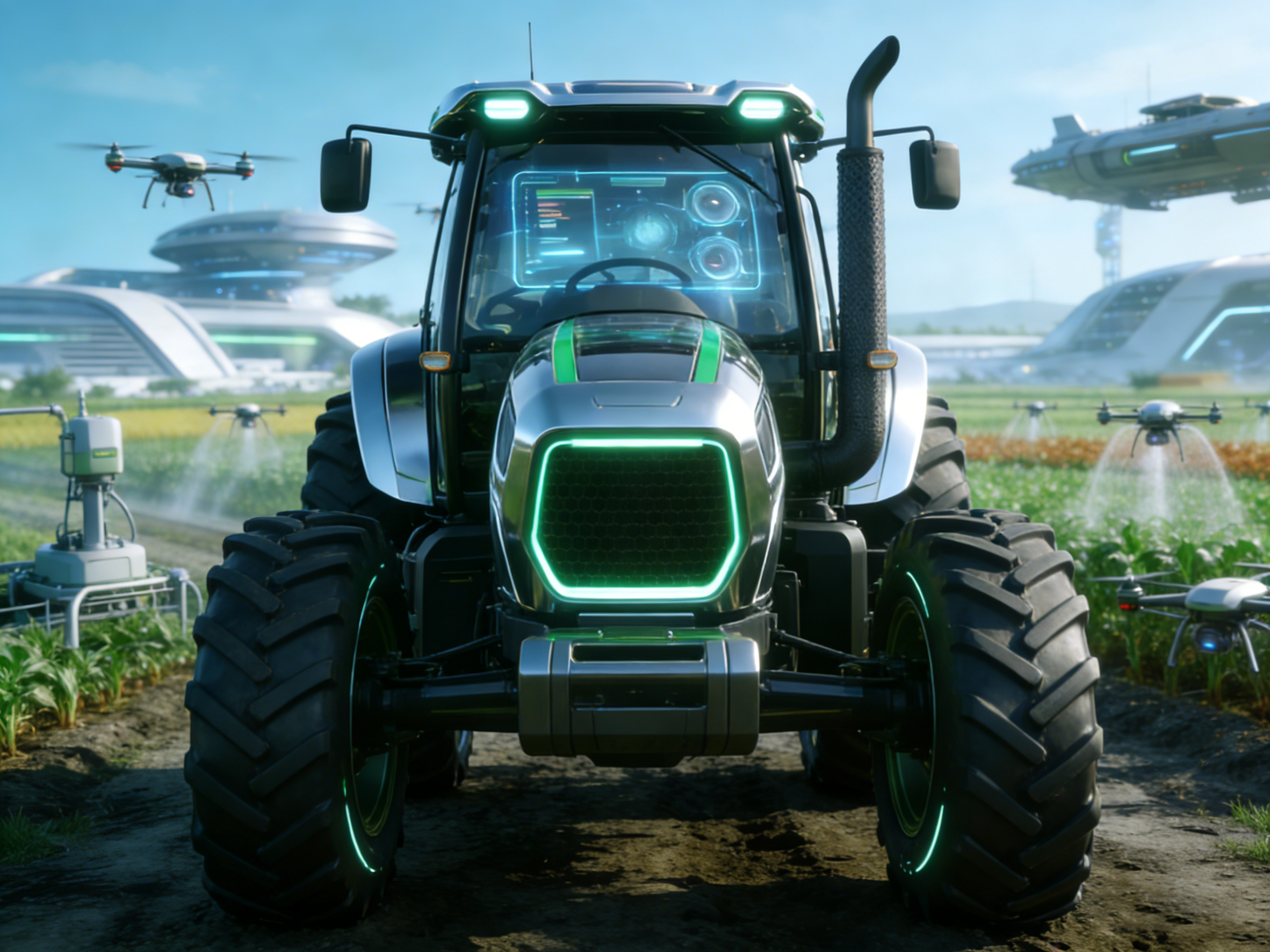 Tractor，industrial design，Agriculture，future，