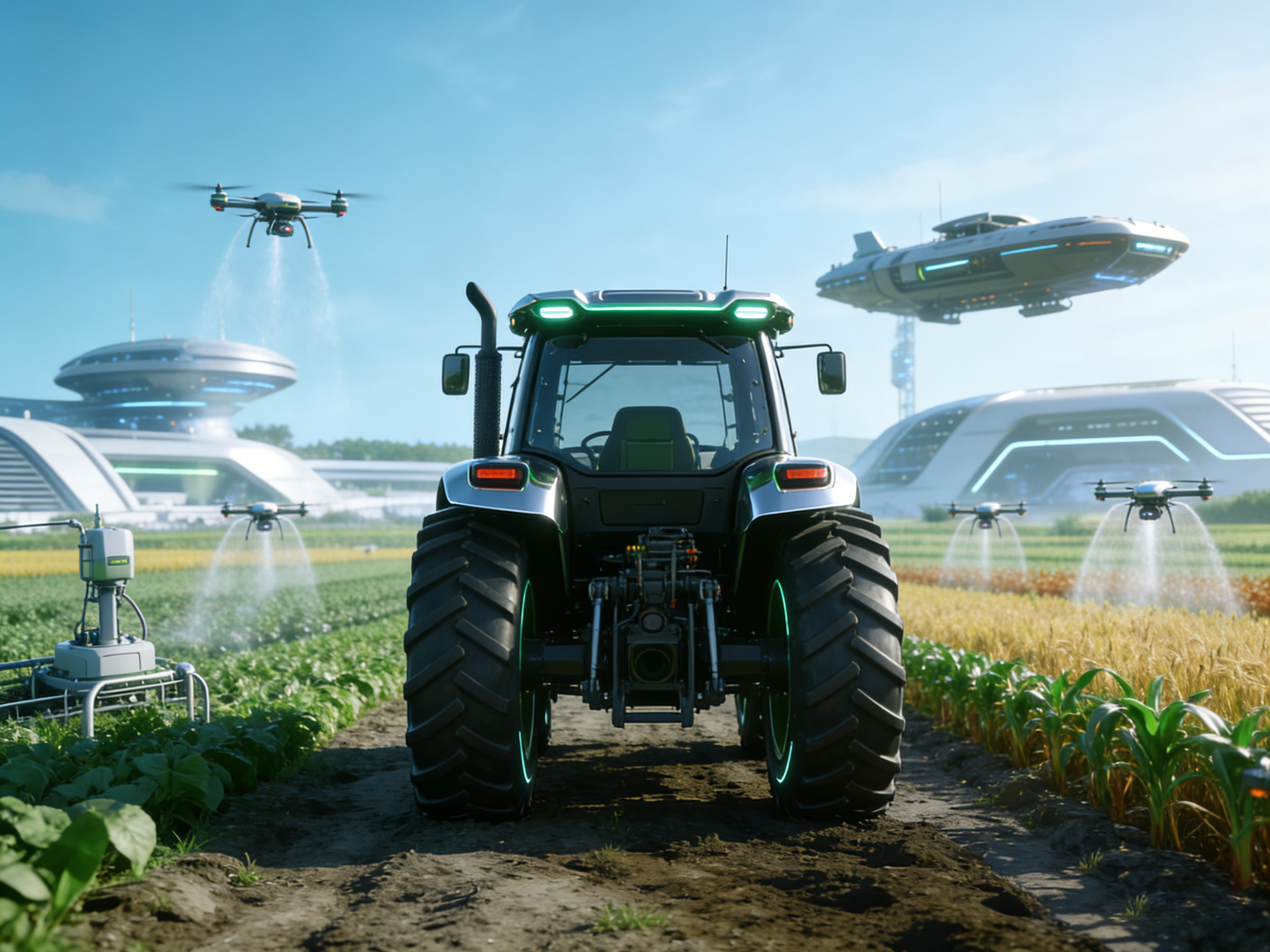 Tractor，industrial design，Agriculture，future，