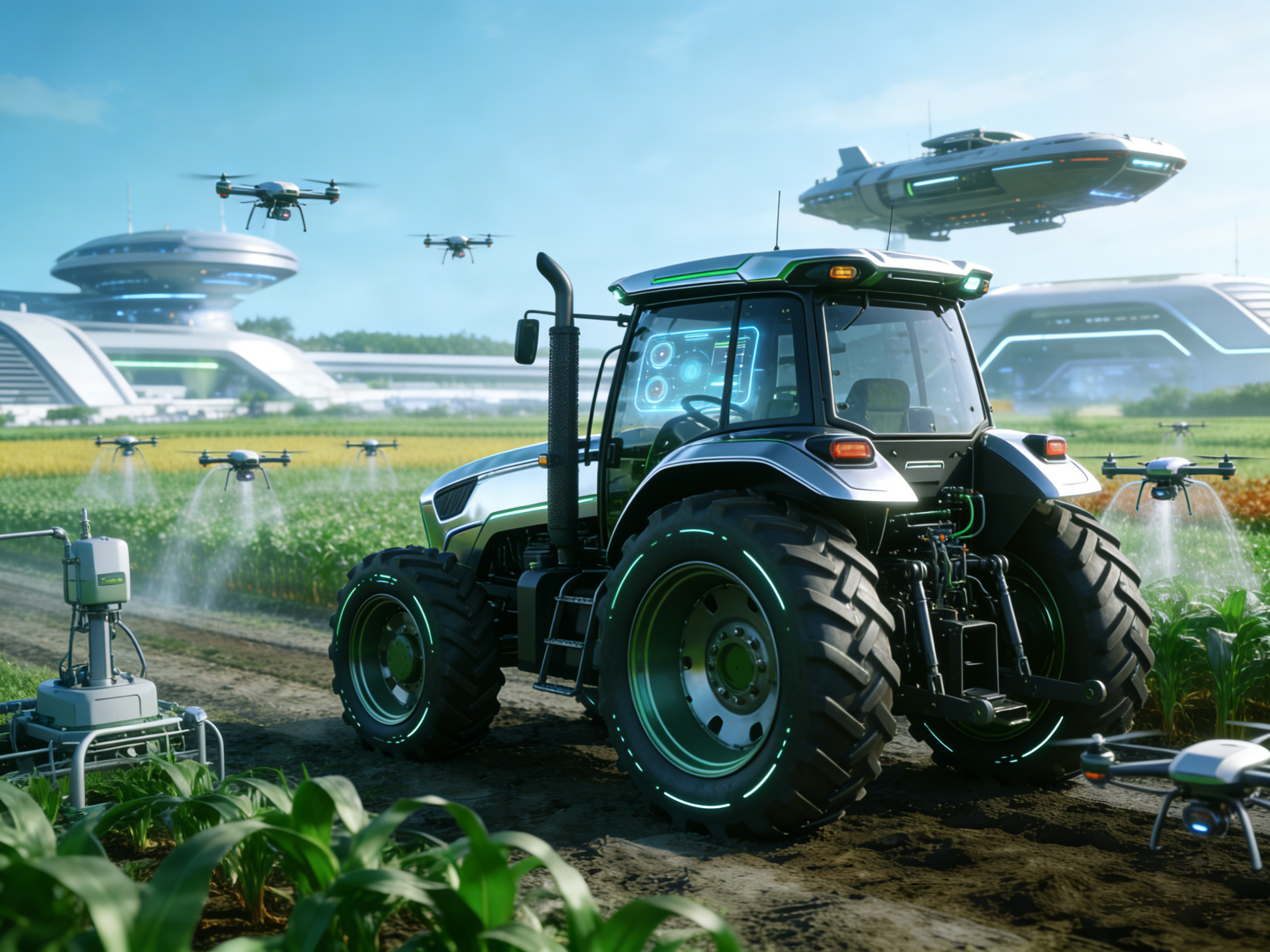 Tractor，industrial design，Agriculture，future，
