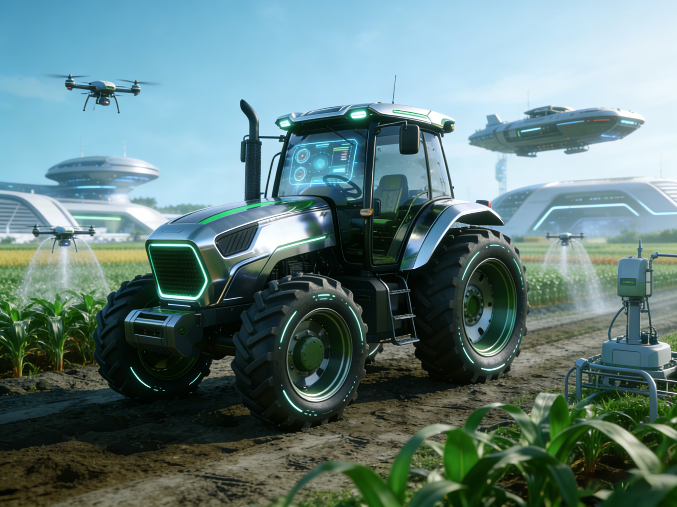 Tractor，industrial design，Agriculture，future，