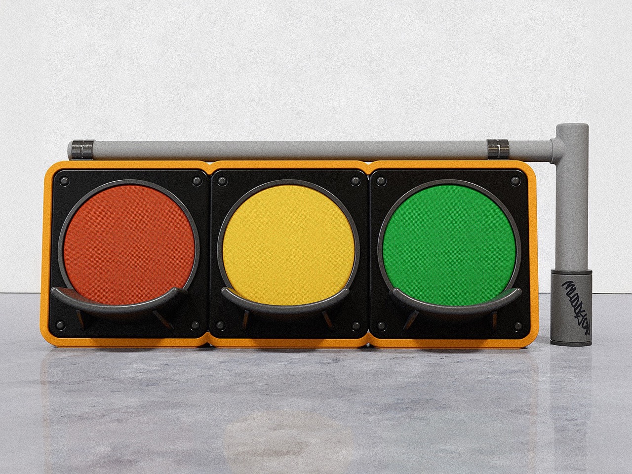 Traffic Light Bench，furniture，chair，originality，