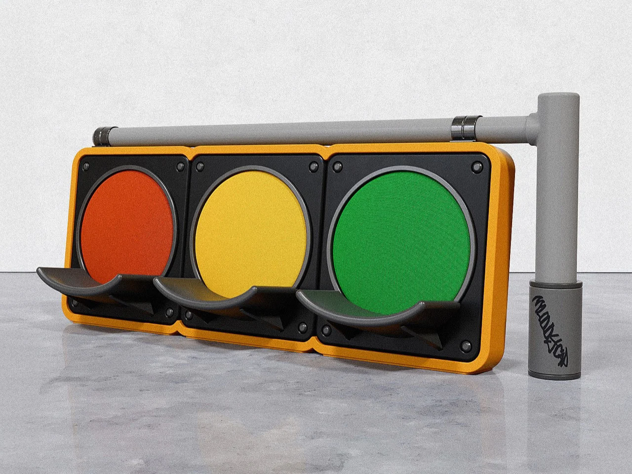 Traffic Light Bench，furniture，chair，originality，