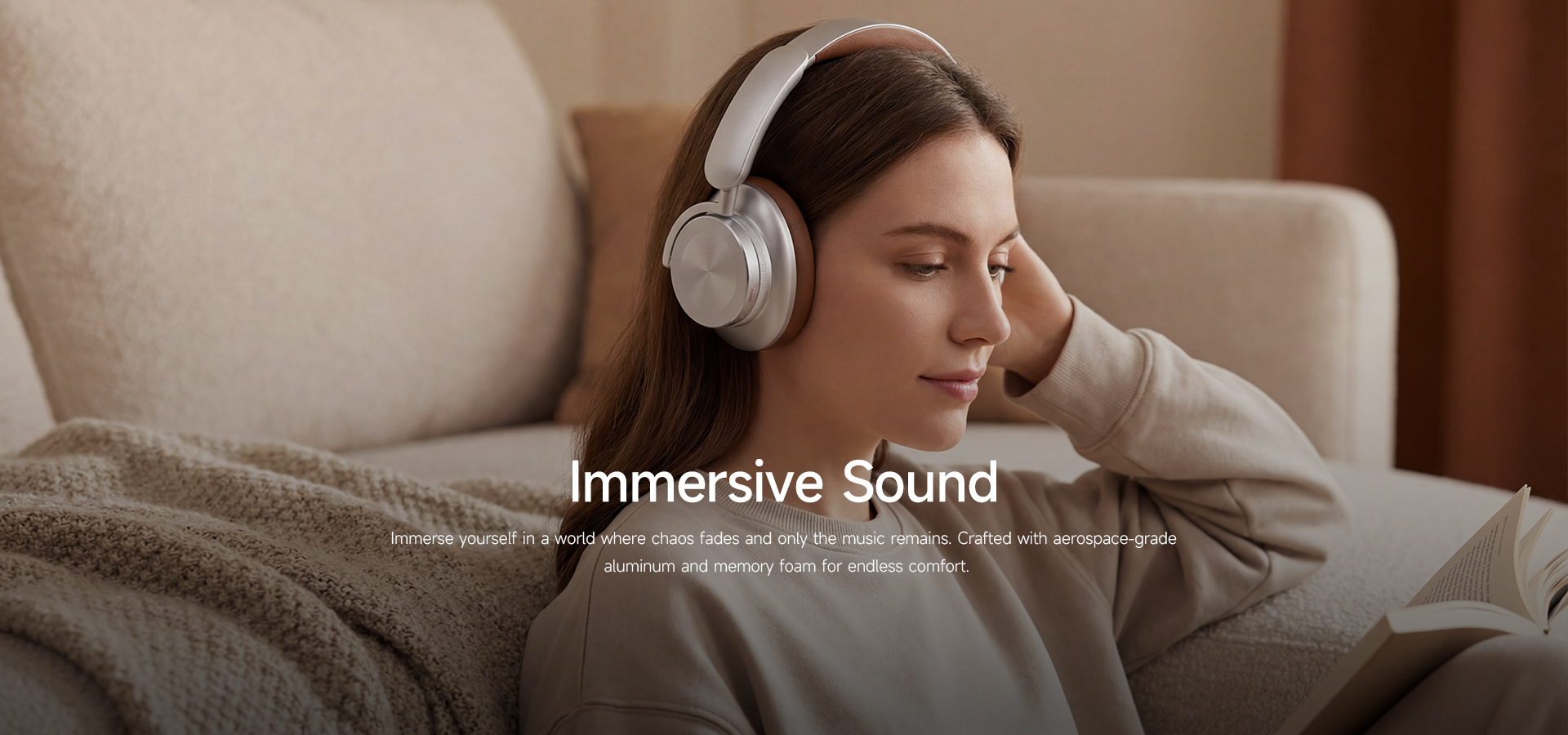Deep Noise Canceling Headphones: an immersive experience isolated from the hustle and bustle，