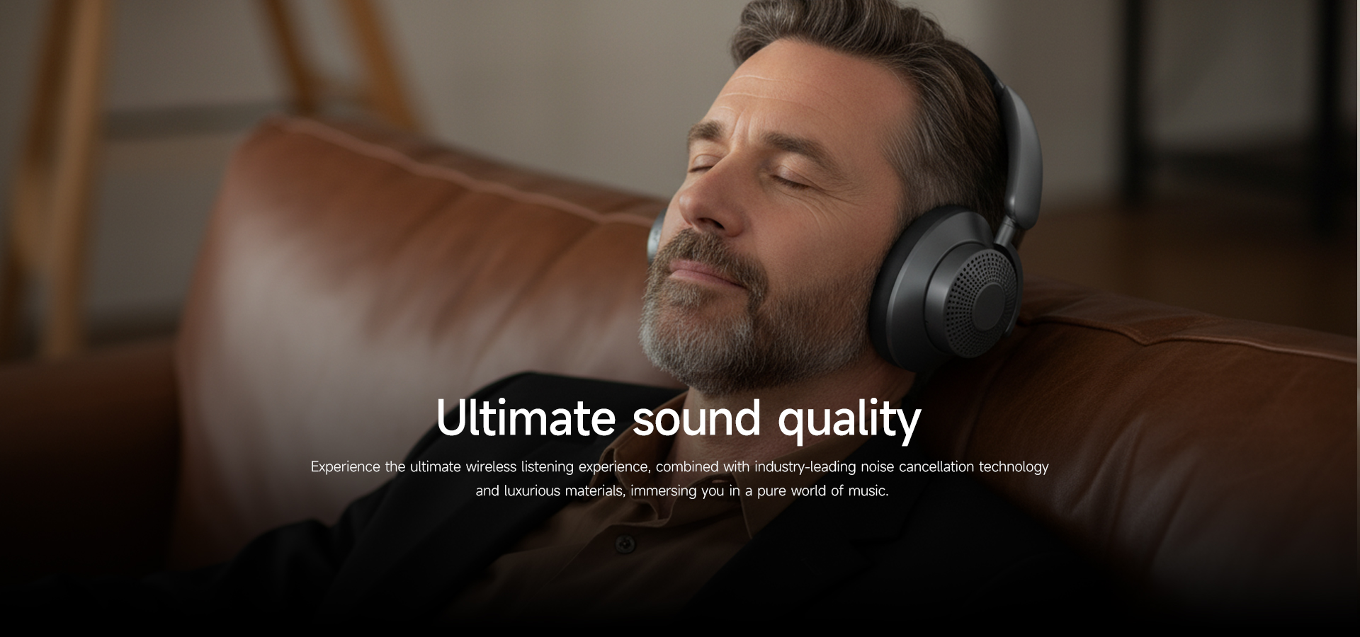 Deep Noise Canceling Headphones: an immersive experience isolated from the hustle and bustle，