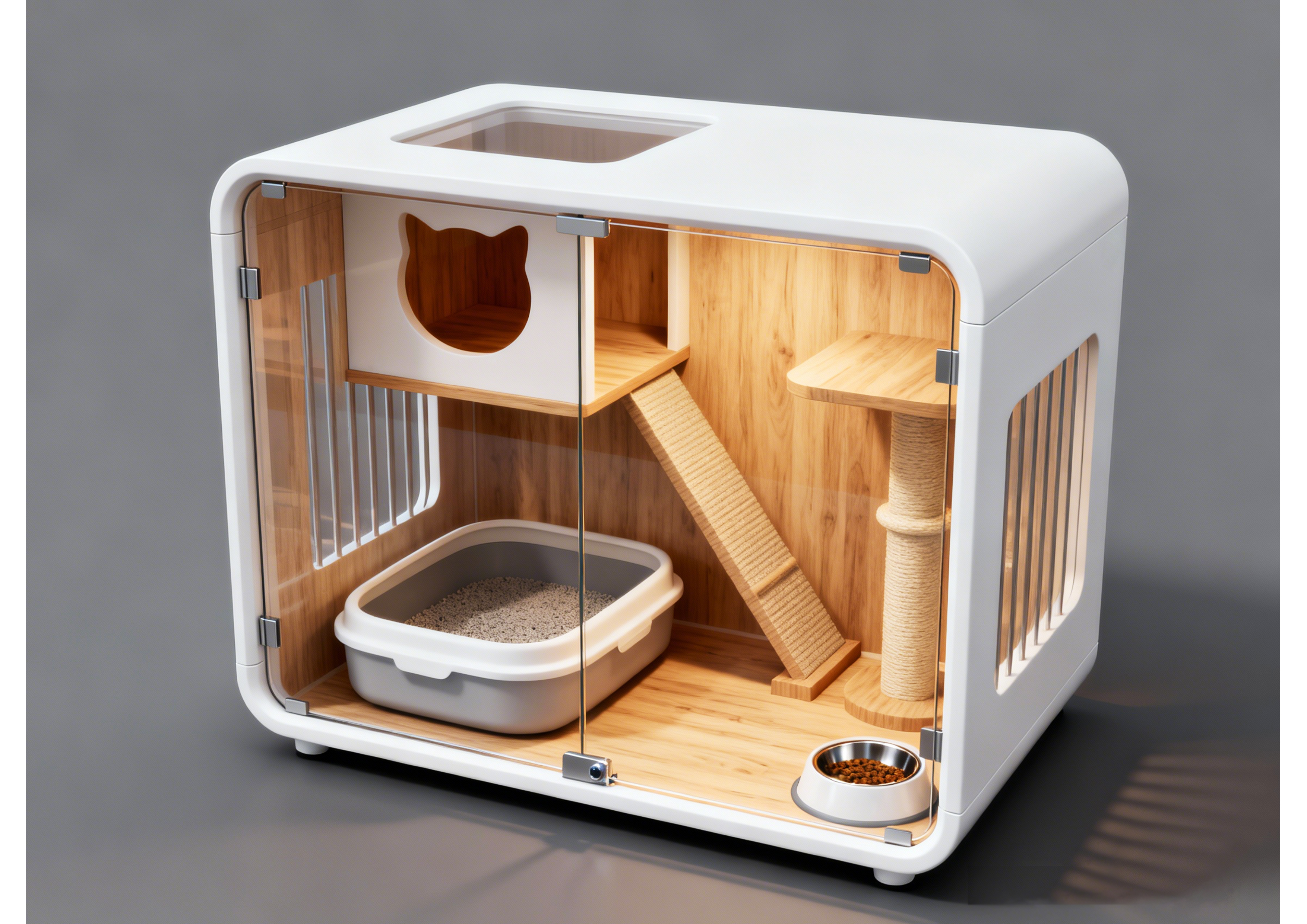 Pets，cattery ，cat，cage，furniture，Simple and modern，