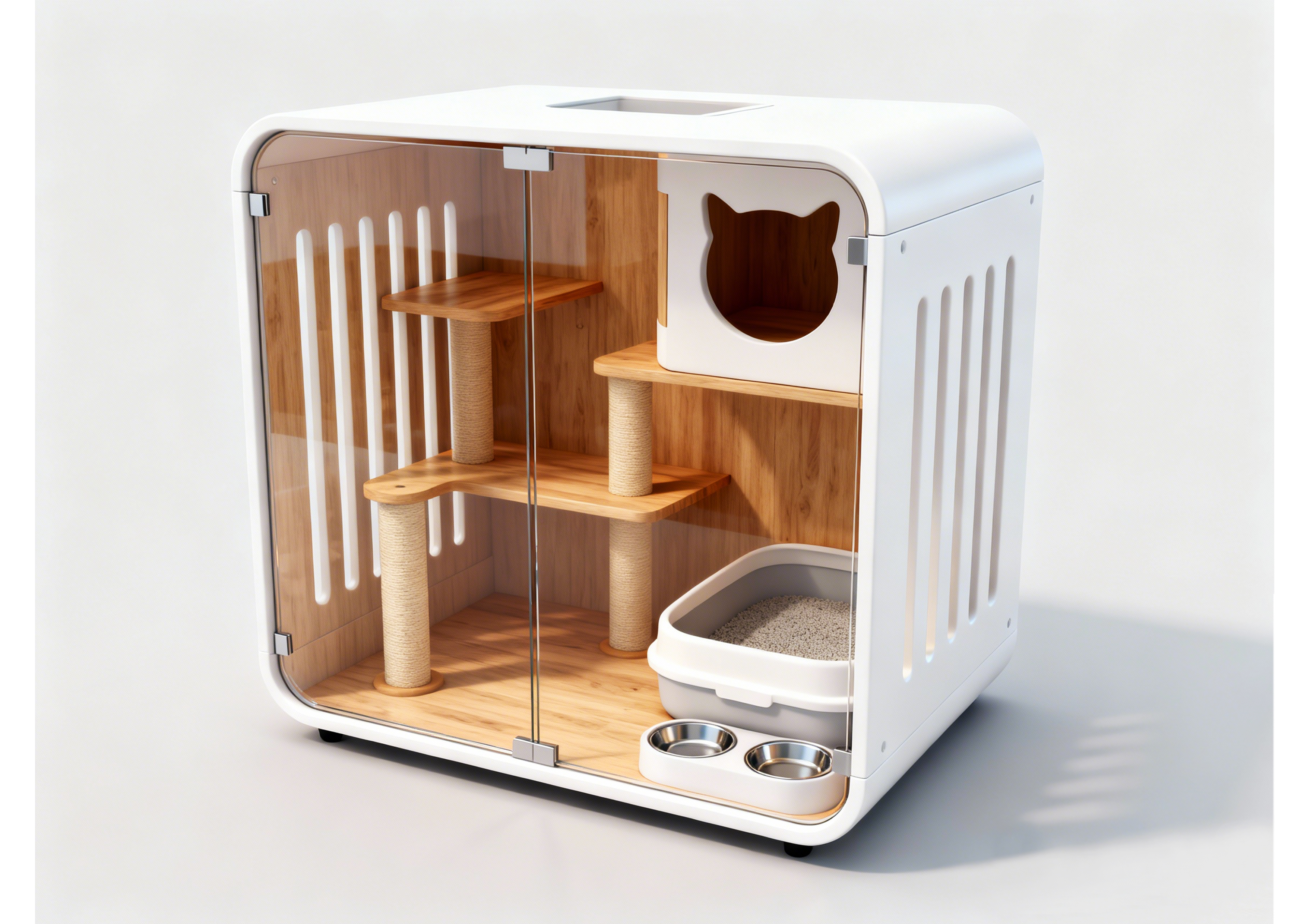 Pets，cattery ，cat，cage，furniture，Simple and modern，