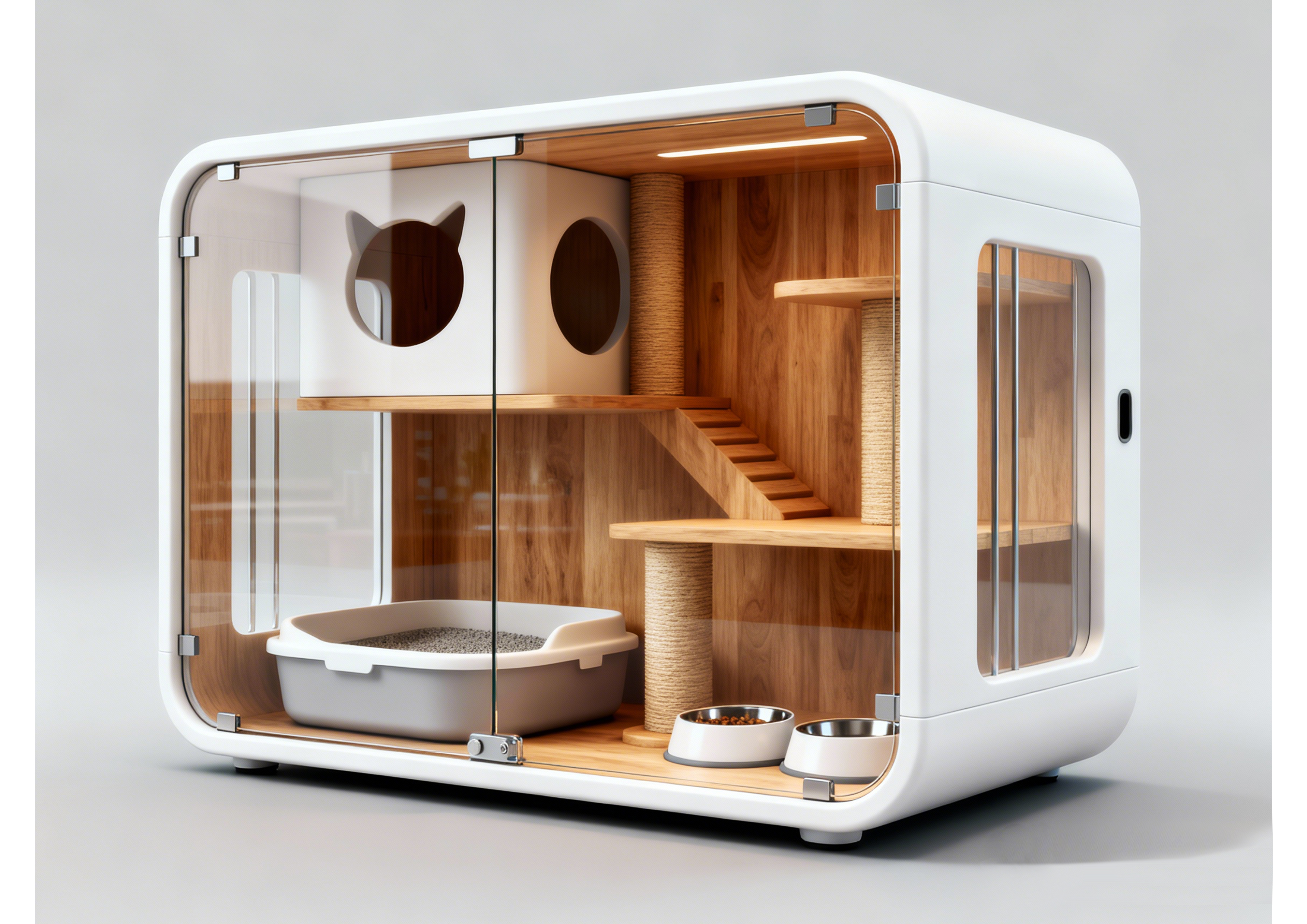 Pets，cattery ，cat，cage，furniture，Simple and modern，