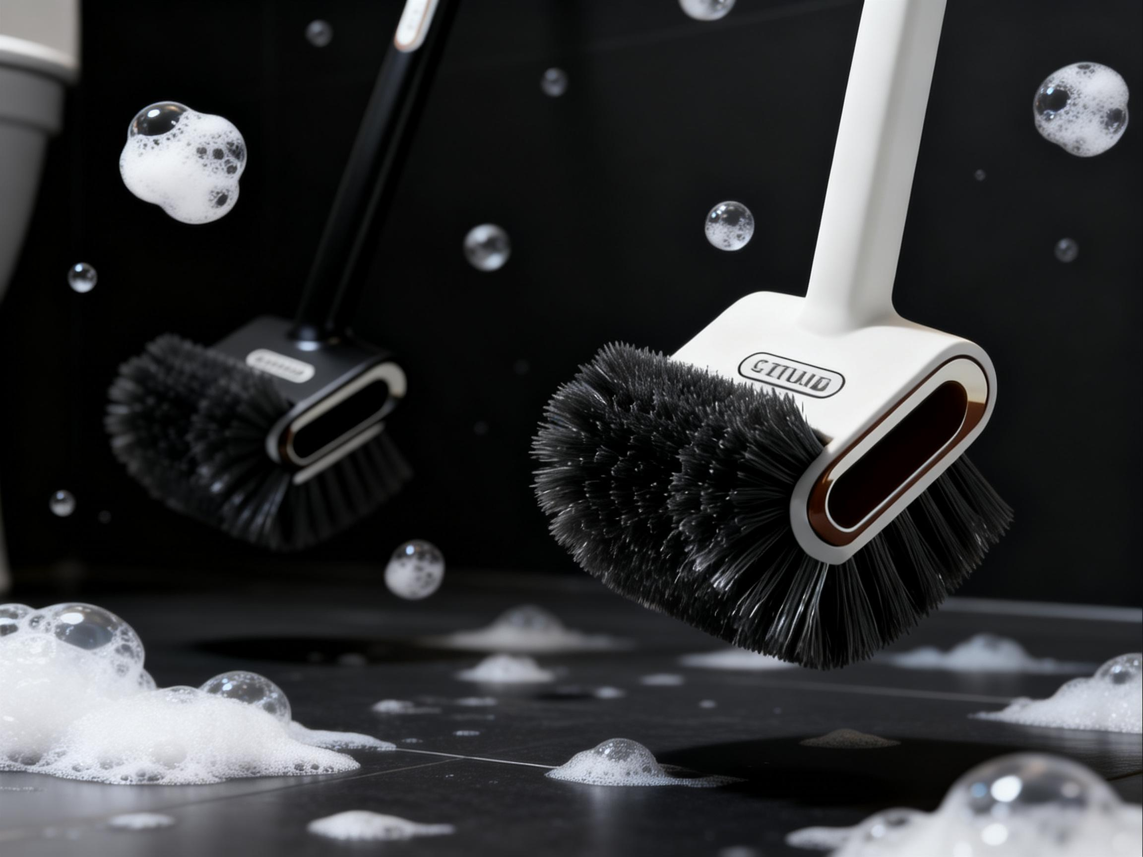 Toilet brush，L-type brush head toilet brush，Light Luxury Minimalist Style Toilet Brush，Bathroom Cleaning Brush，
