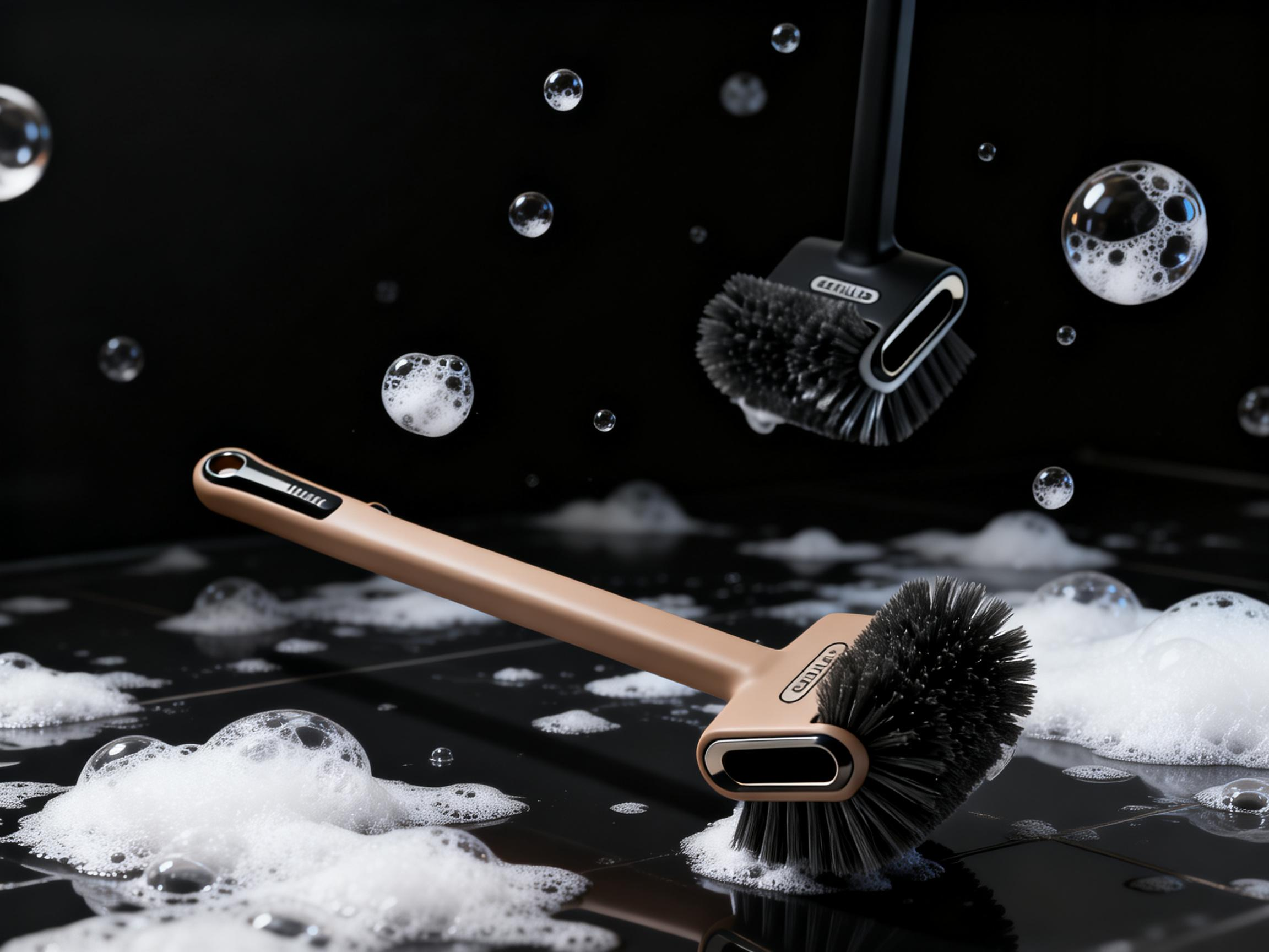 Toilet brush，L-type brush head toilet brush，Light Luxury Minimalist Style Toilet Brush，Bathroom Cleaning Brush，