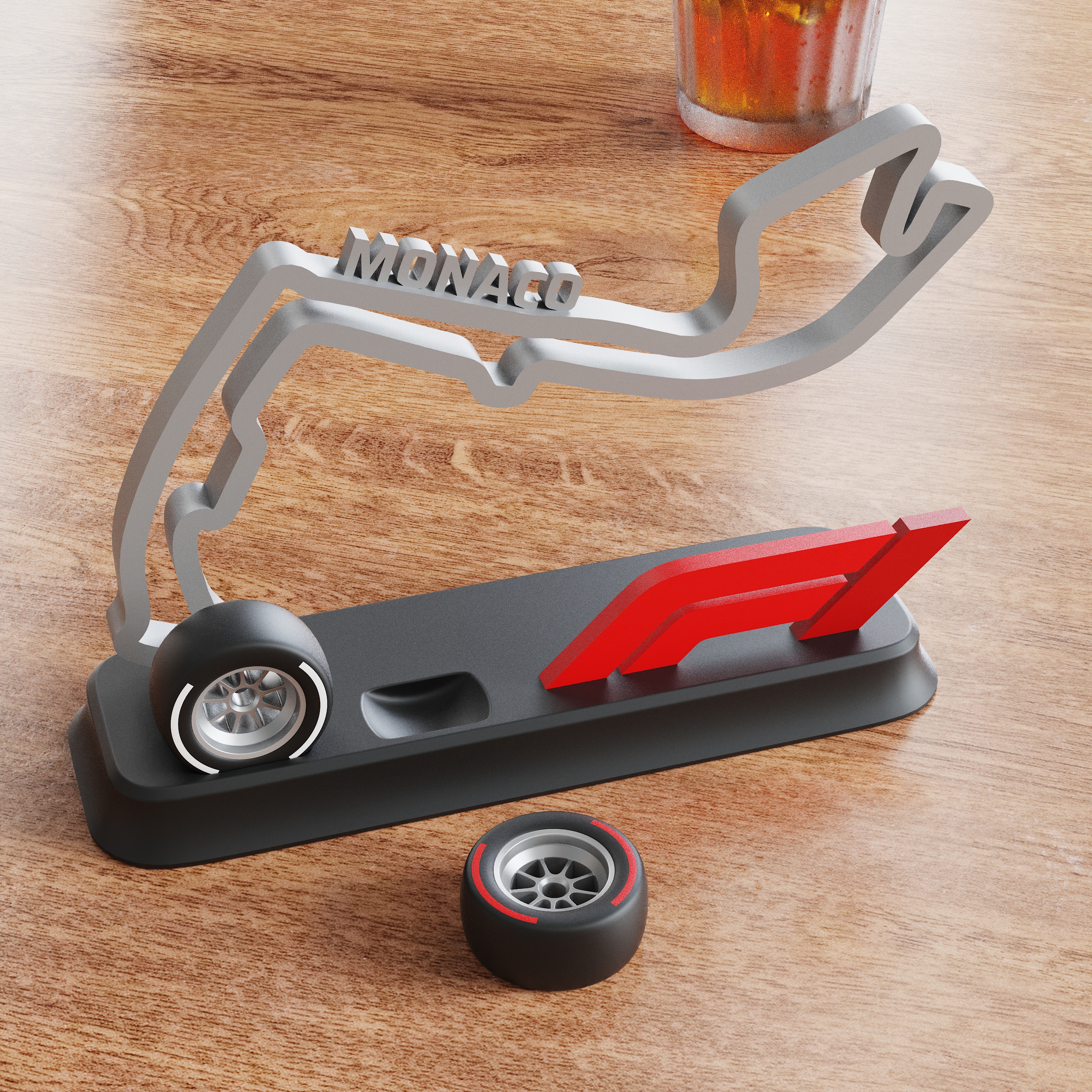 F1 Monaco Circuit Desktop Ornaments，