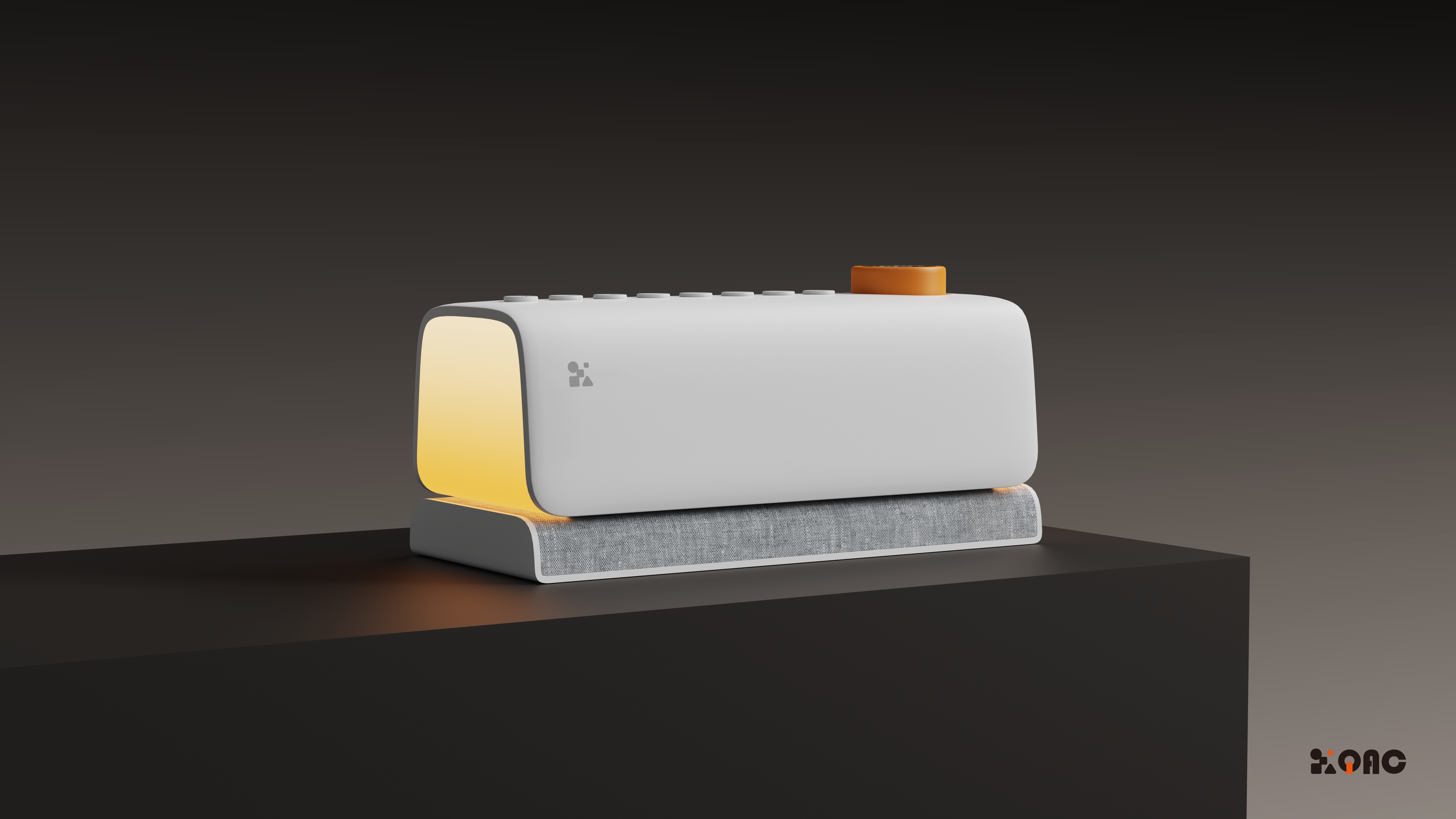 Wireless charging white noise sound, emotional care design，