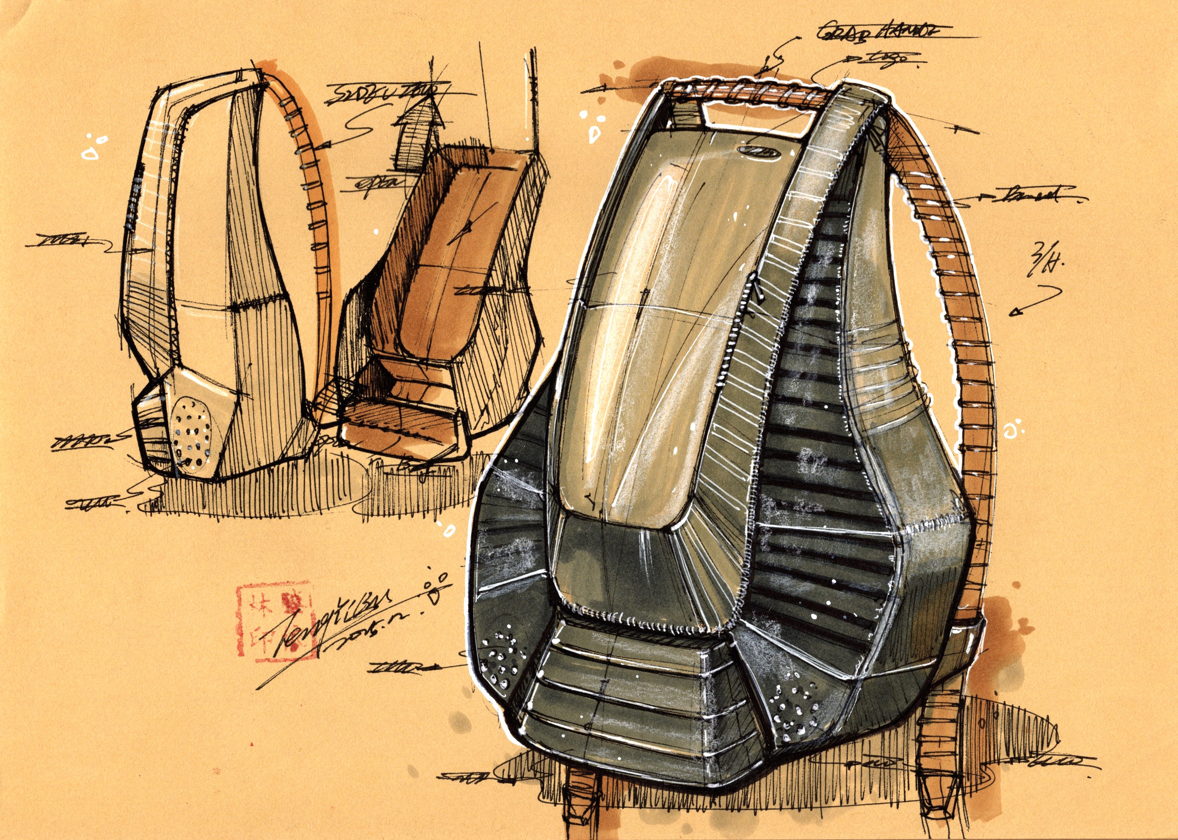 Hand drawn product design，industrial design hand-painted，Postgraduate entrance examination for industrial design，Product design postgraduate entrance examination，Designer's hand-painted book，Dream-chasing Design Postgraduate Entrance Examination，