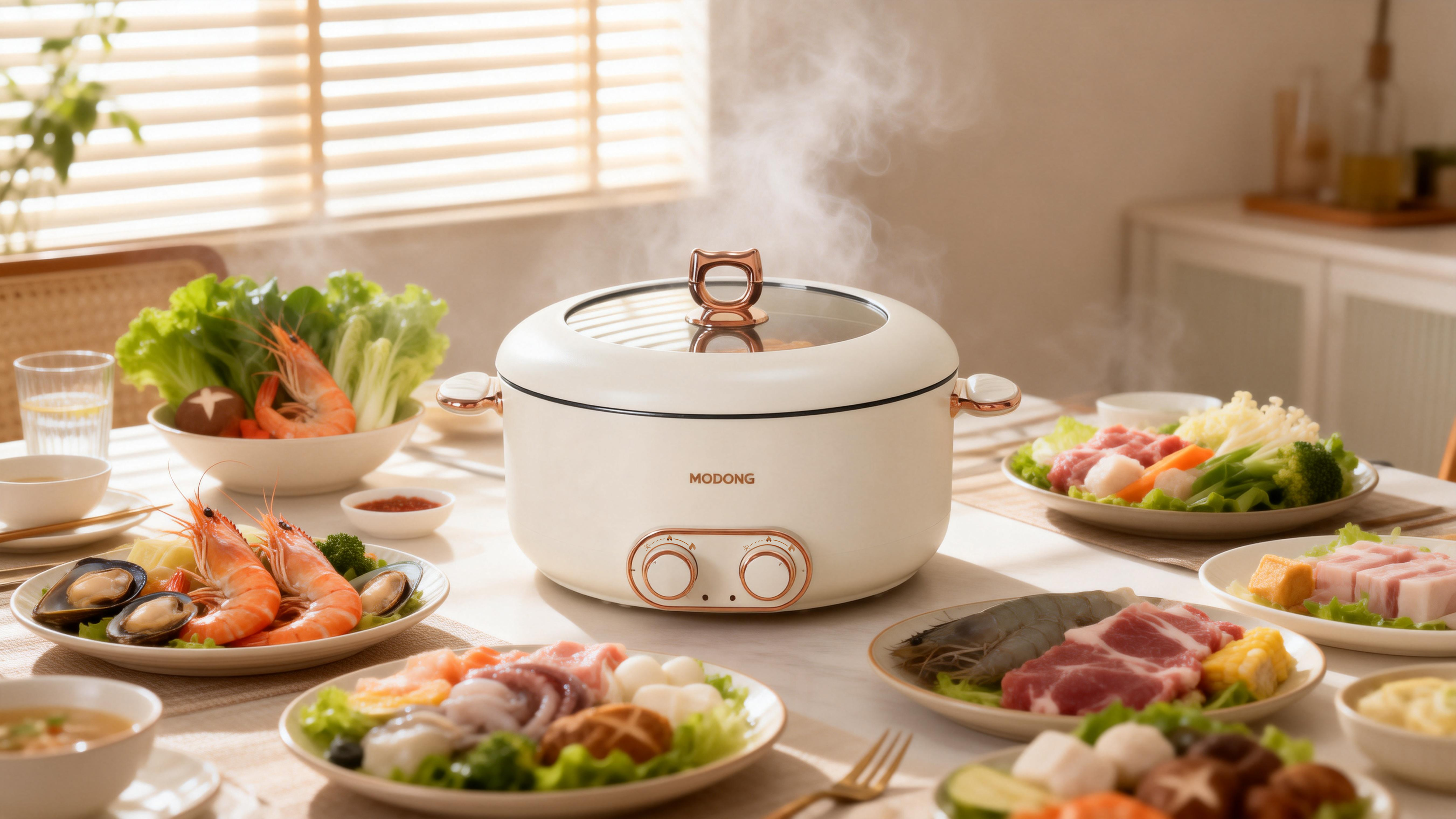 Electric hotpot design，Home appliance design，Hot pot design，What Industrial Design，Shunde Industrial Design Company，