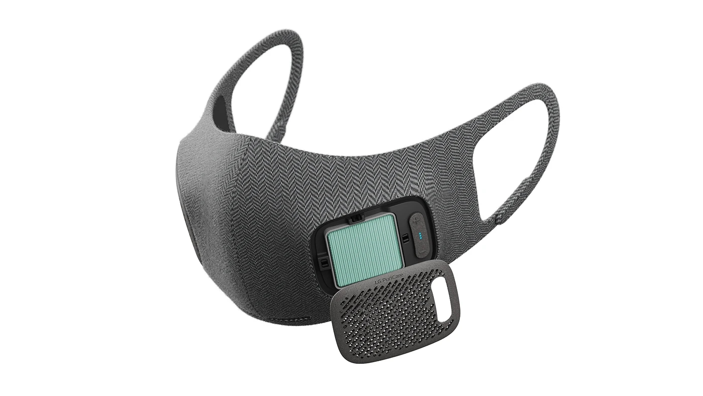 LG Electronics，Purified air，Electronic mask，COVID-19 protection，PURIFICATION，