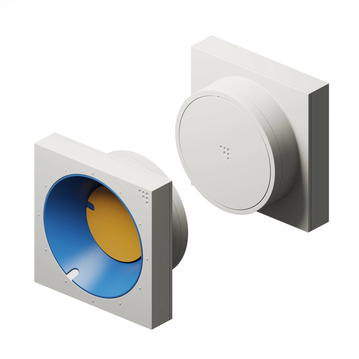 FC30，Retro bright color，Sculpture clock，Table clock，30 ° truncated cone，