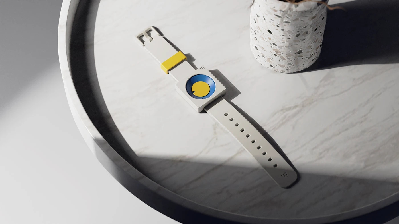 FC30，Retro bright color，Sculpture clock，Table clock，30 ° truncated cone，