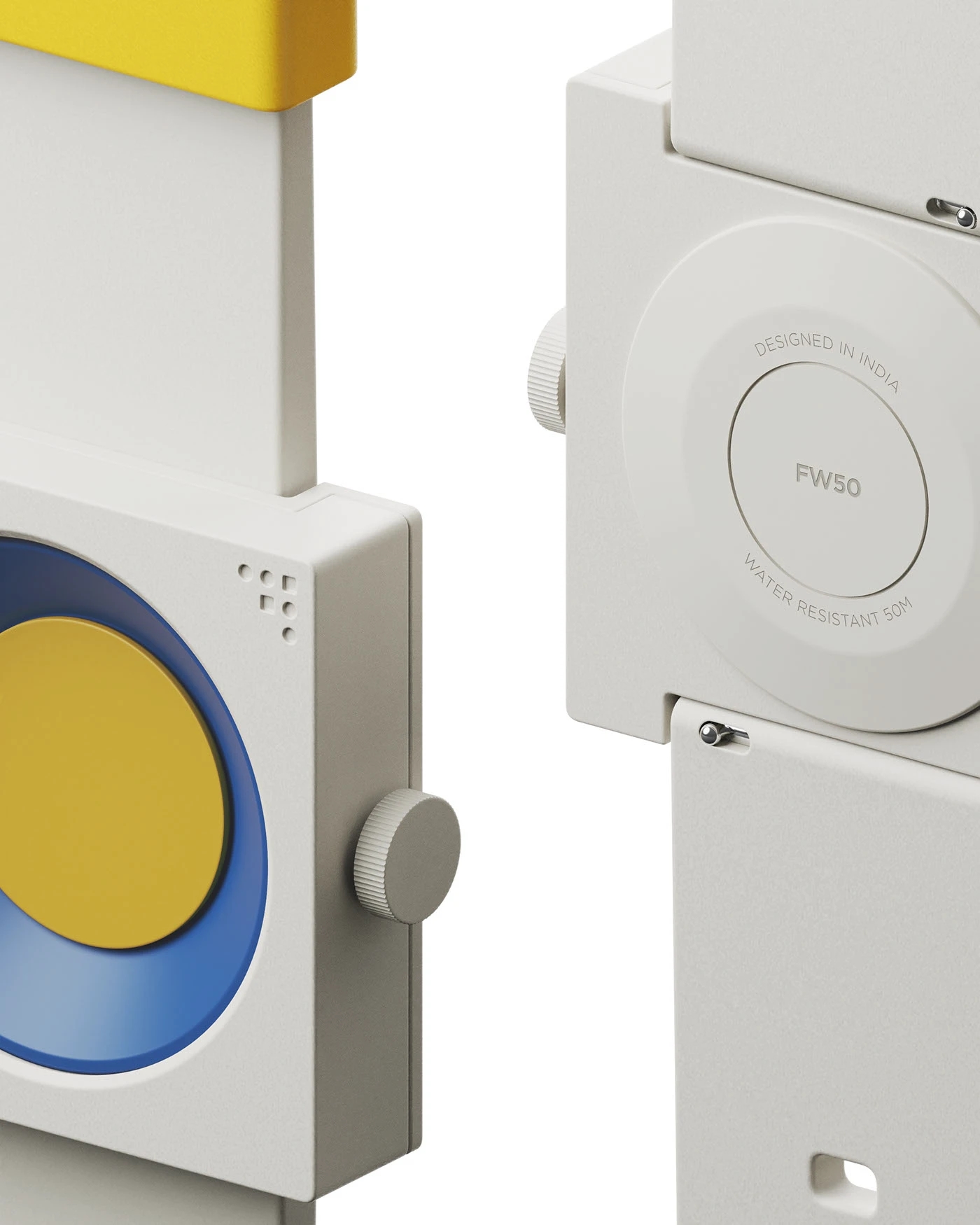 FC30，Retro bright color，Sculpture clock，Table clock，30 ° truncated cone，