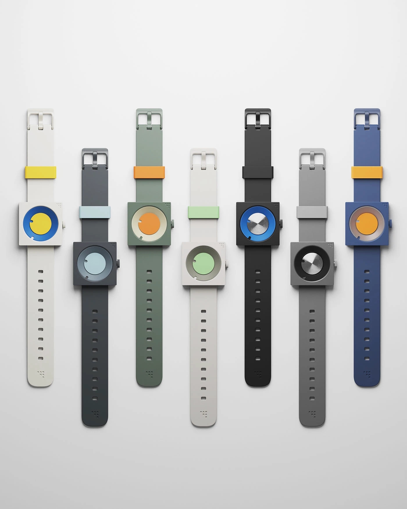 FC30，Retro bright color，Sculpture clock，Table clock，30 ° truncated cone，