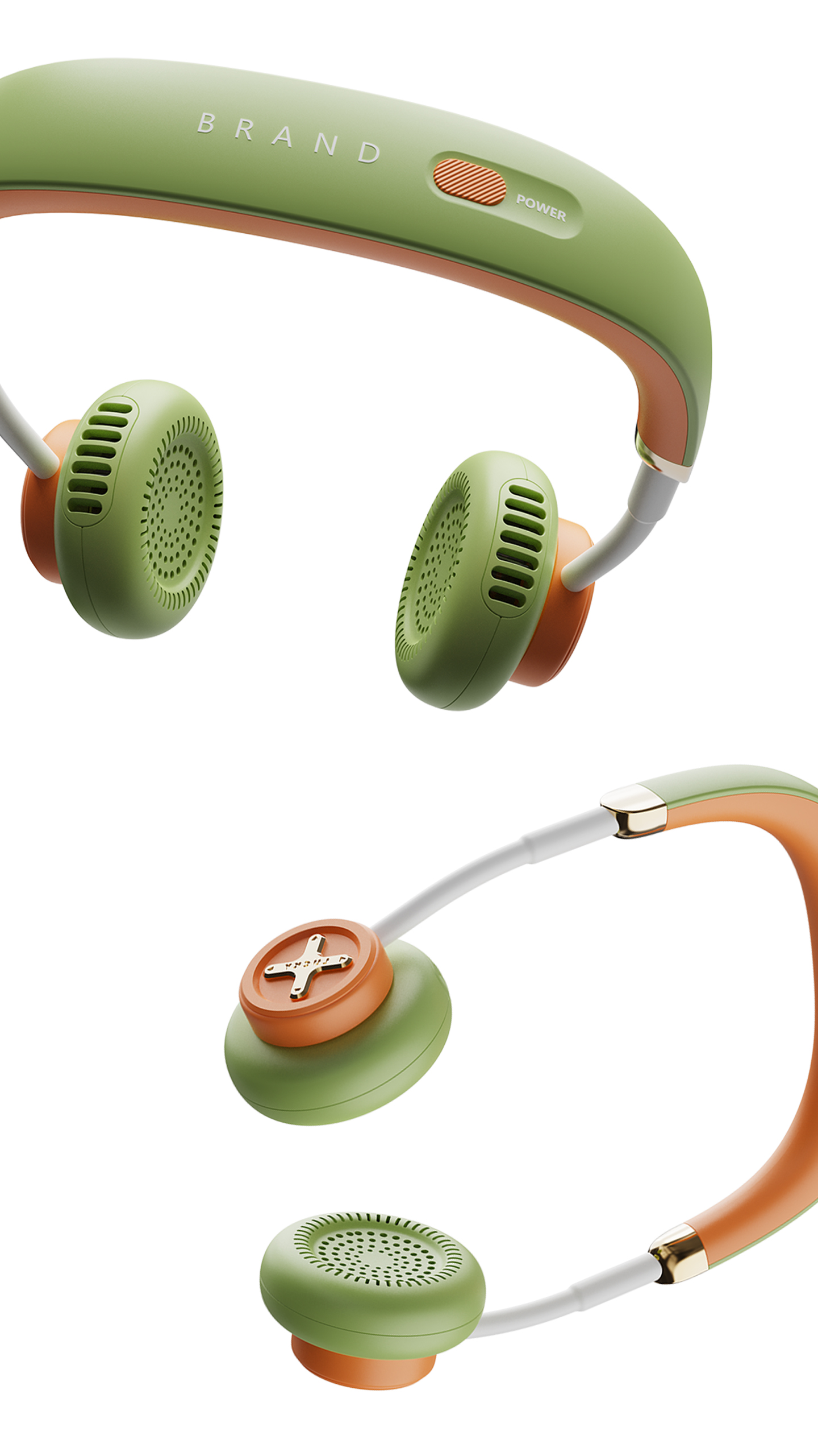 Fan，Headphones，trend element，
