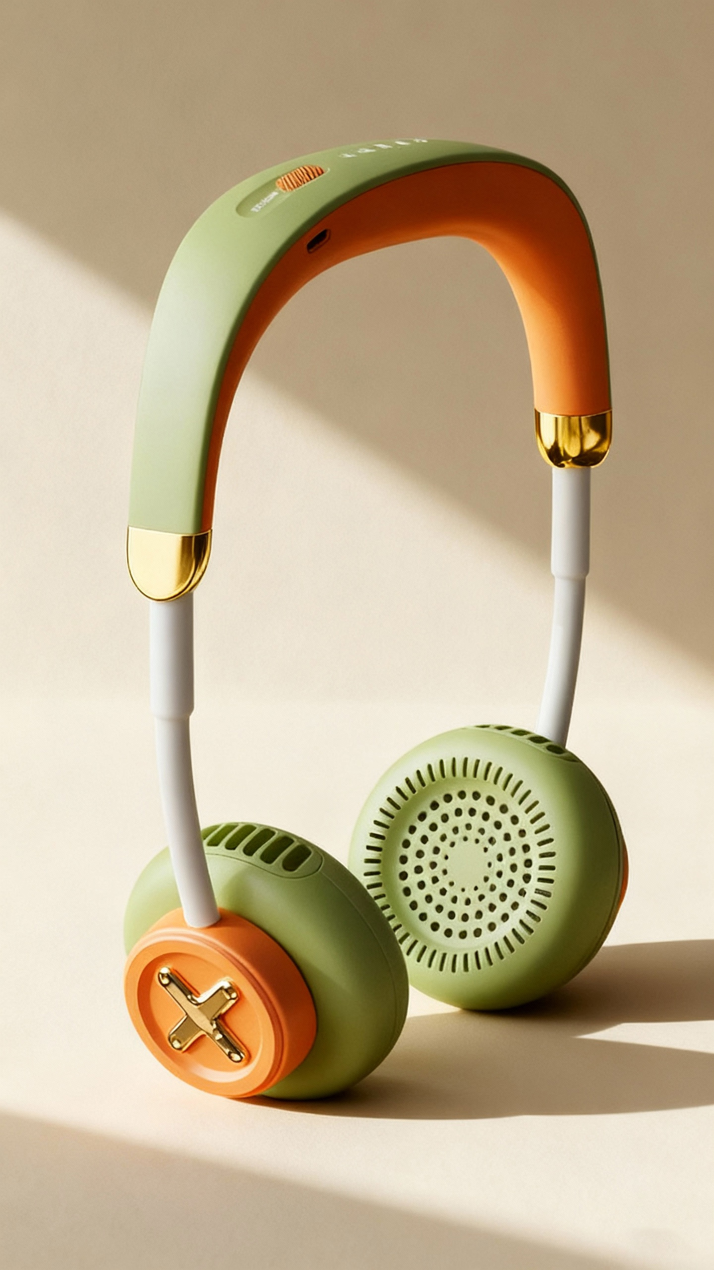 Fan，Headphones，trend element，