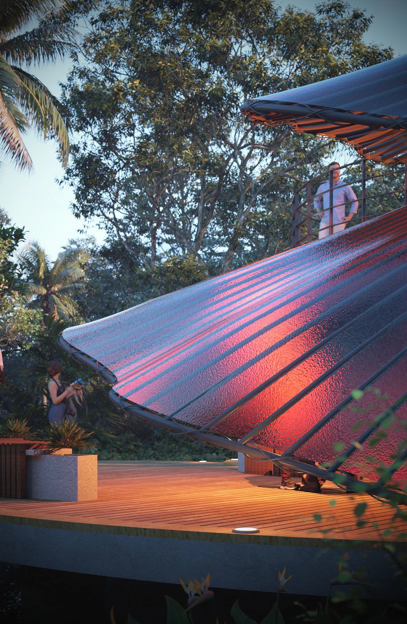 Wetland Park，Rest place，zebra fish，natural ecology，