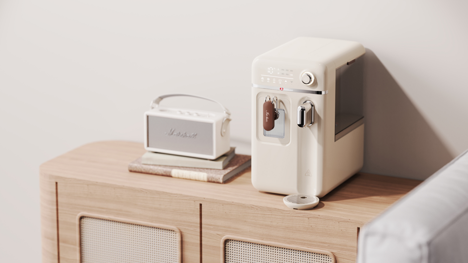 industrial design，product design，Design of Drinking Water Ice Machine，