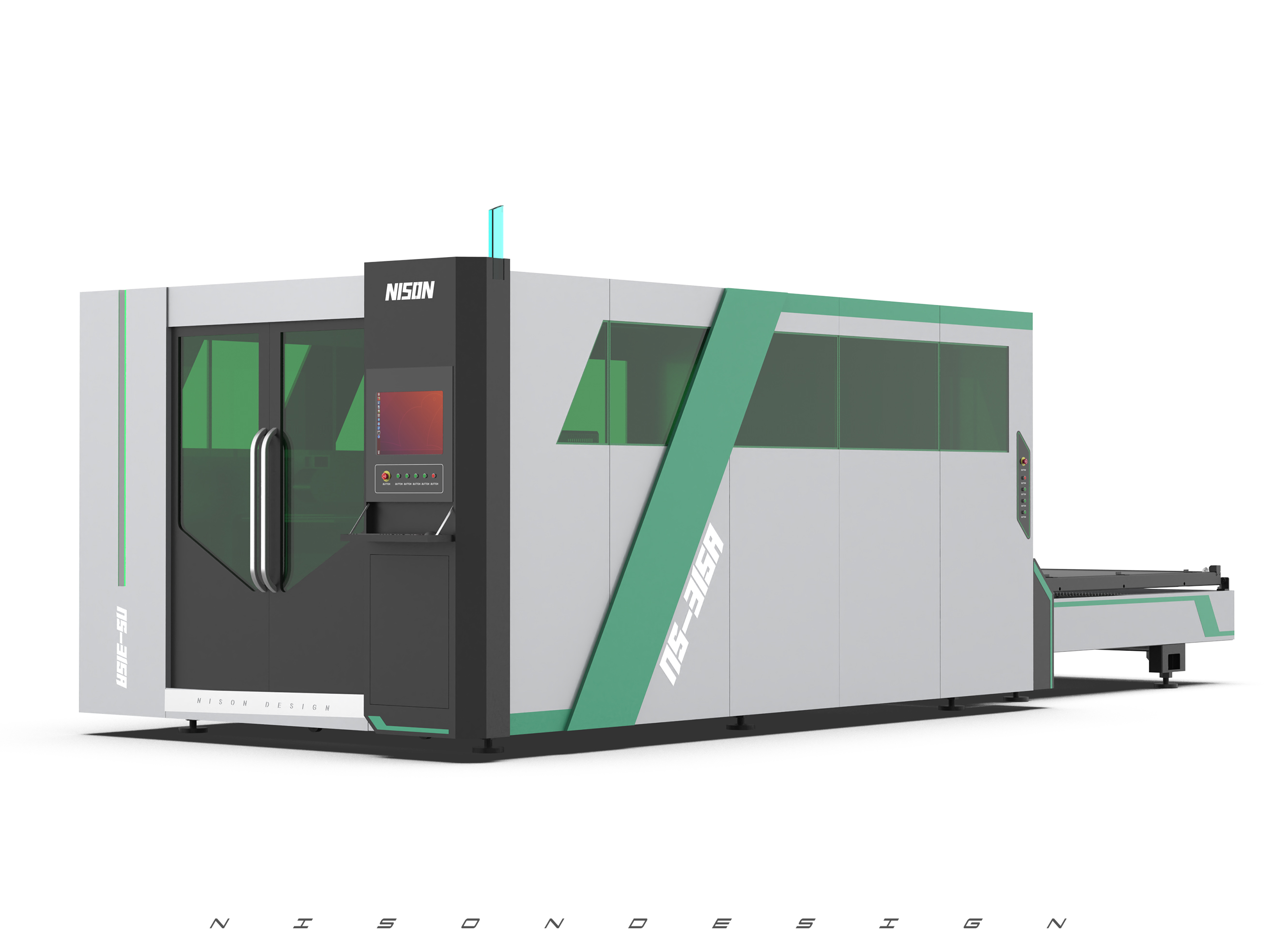 Laser cutting machine，Sheet metal design，industrial design，Equipment and instruments，