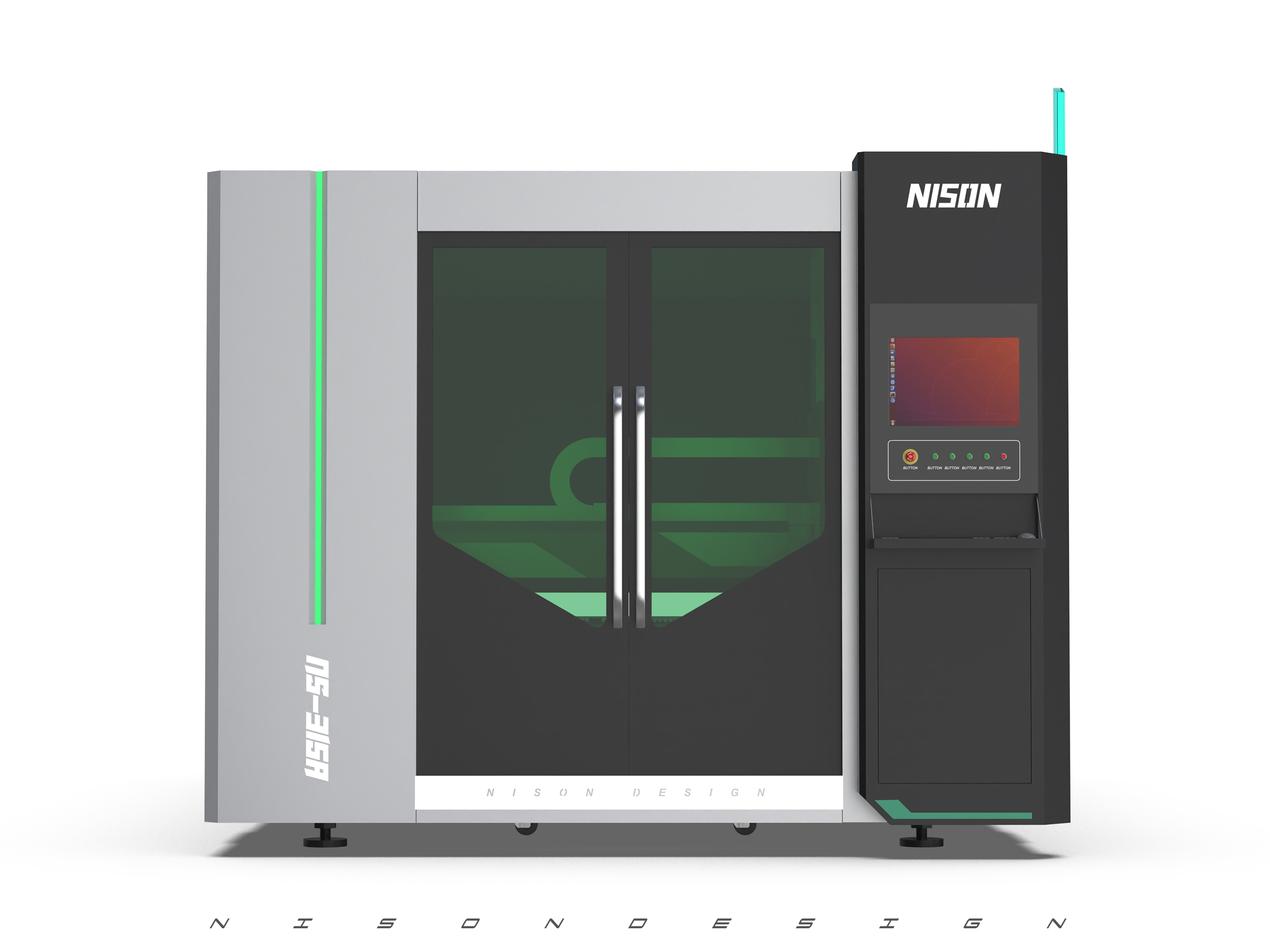 Laser cutting machine，Sheet metal design，industrial design，Equipment and instruments，