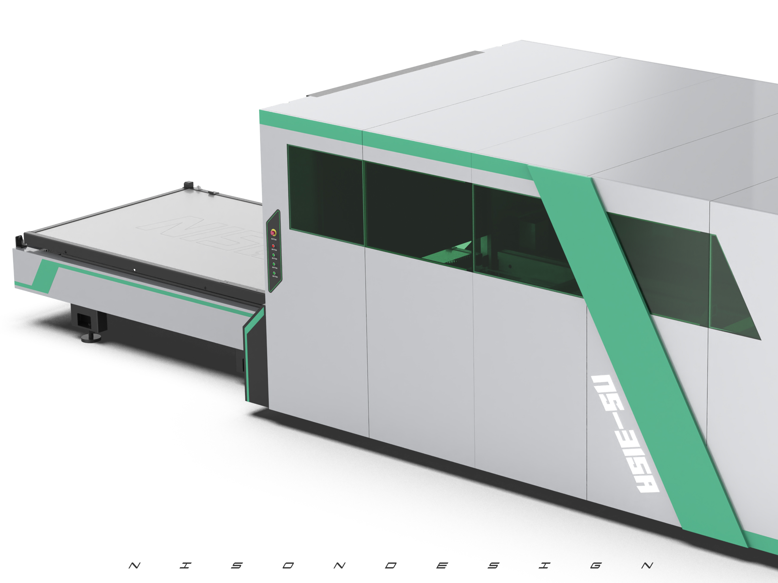 Laser cutting machine，Sheet metal design，industrial design，Equipment and instruments，