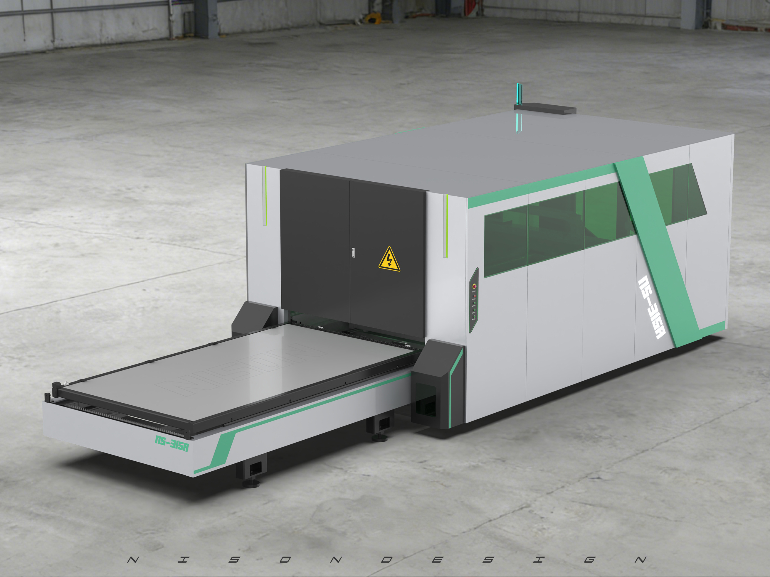 Laser cutting machine，Sheet metal design，industrial design，Equipment and instruments，