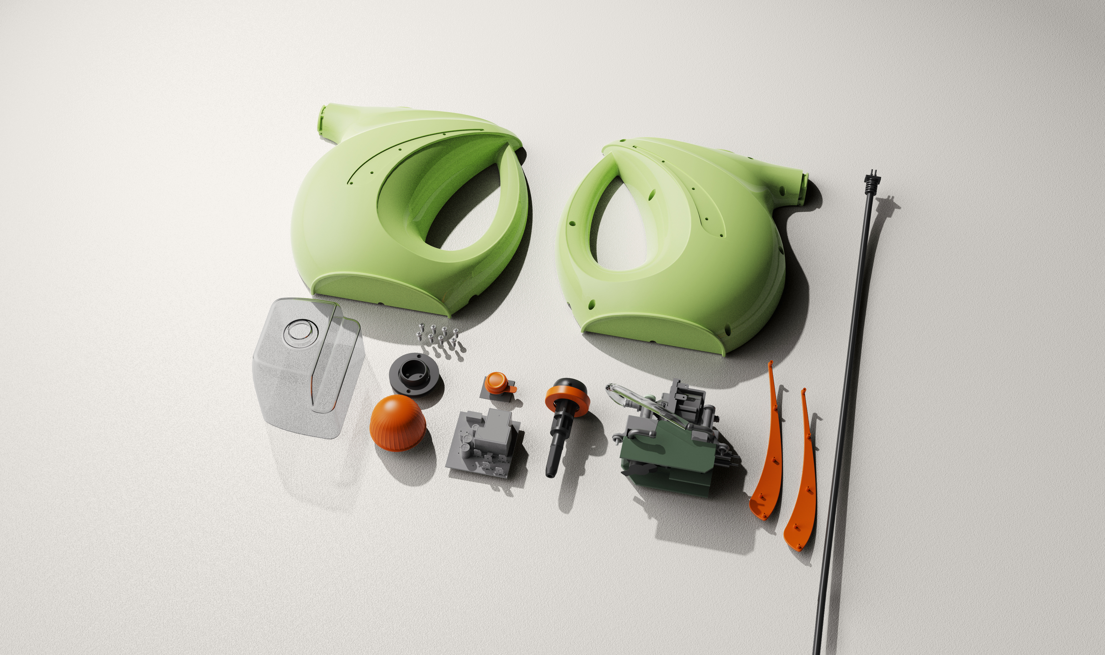 Household appliances，High temperature cleaning machine，Original design，