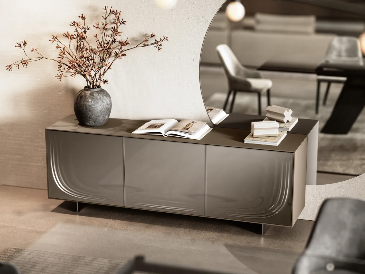 Onda Kitchen Series，Milan Design Week 2025，Customizable island platform，fluid geometry，building furniture，