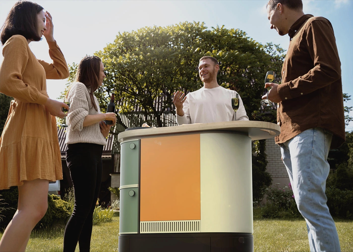 Party Dining Car，Diner，Outdoor furniture，originality，