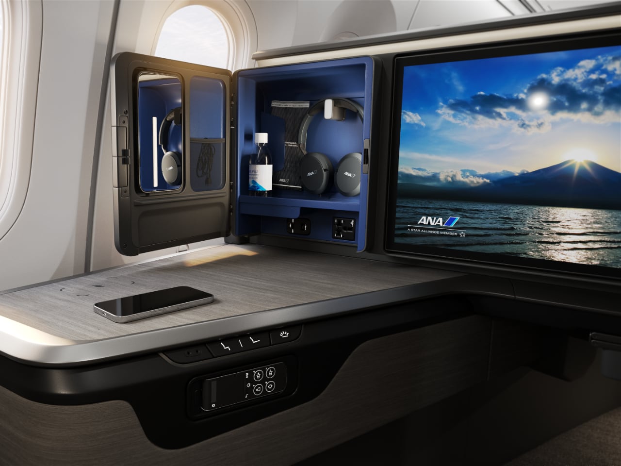 business class in sofa style，reclined seat，The Room FX，Electric leg rest，Longitudinal space，