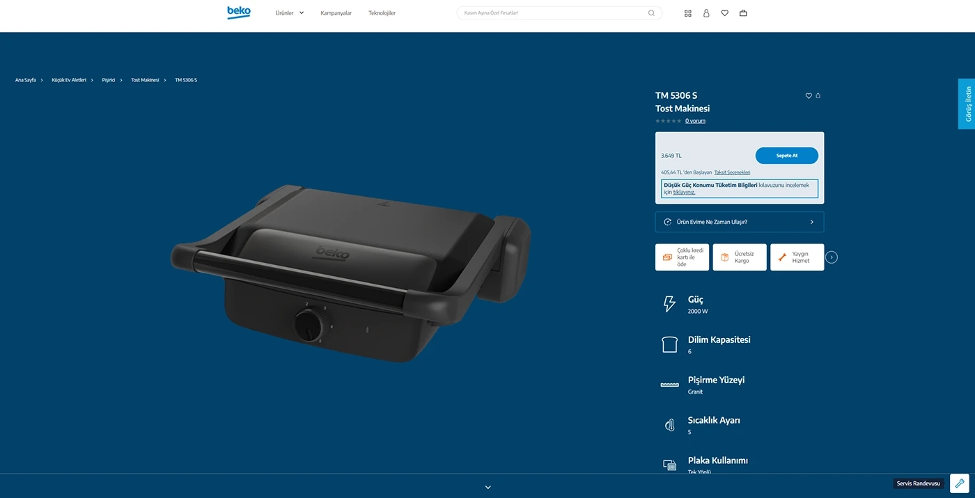 Sandwich Making Machine，Beko，Household Electric Appliances，Kitchen appliances，