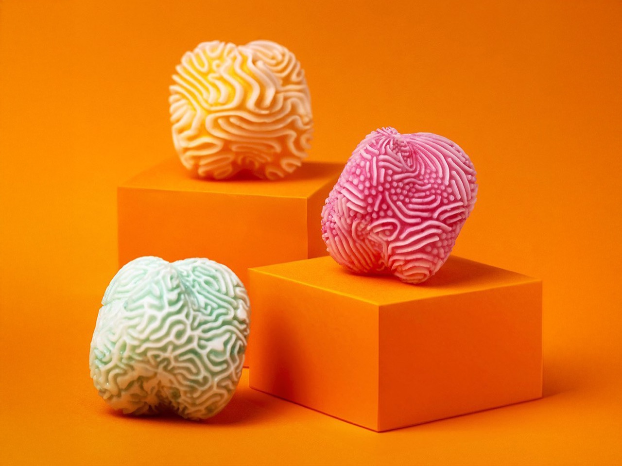 soap，Microbi Design，coral algorithm，Light exfoliation，Water guiding and quick drying，
