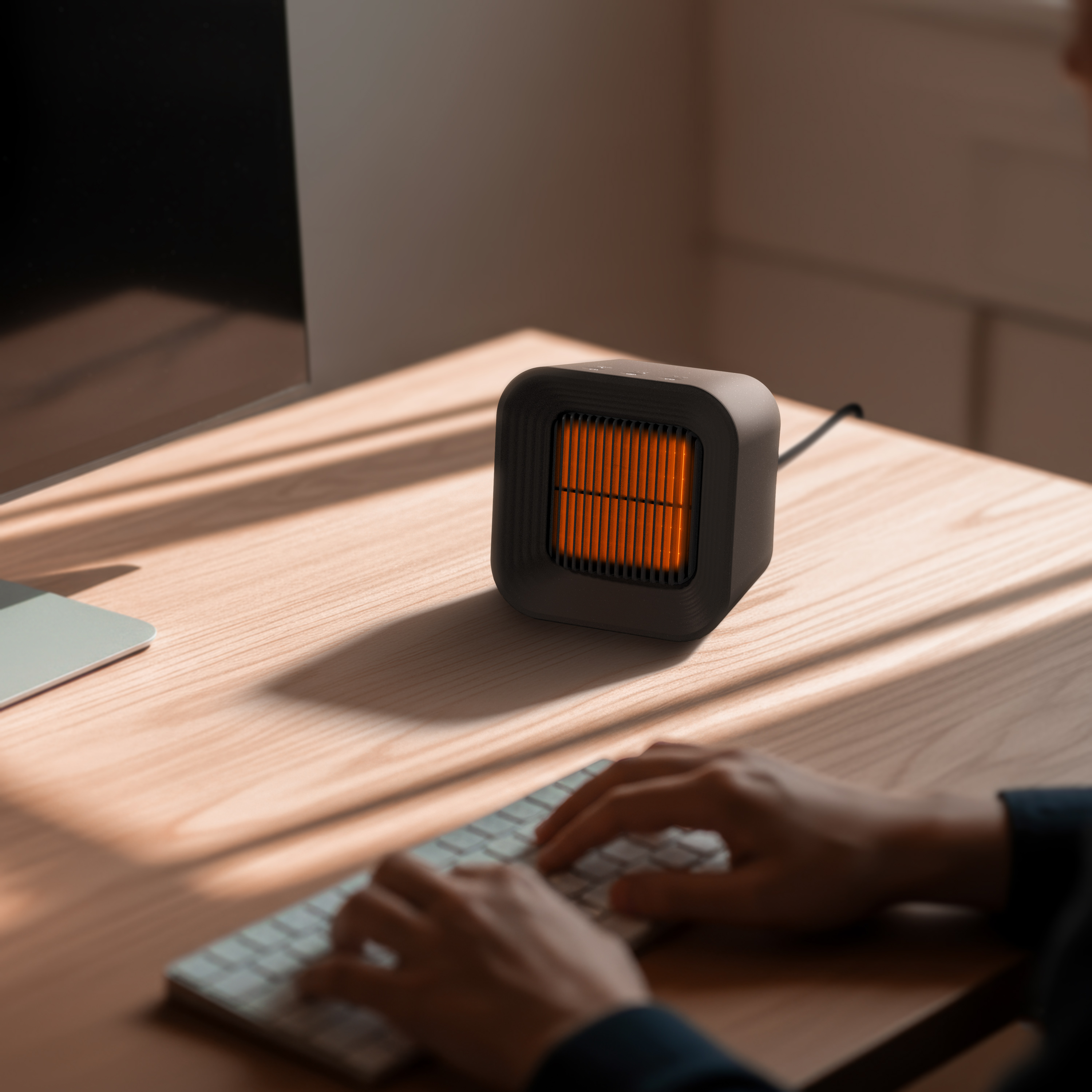 heater，Minimalist，Electric heater，small home appliances，Air heater，Heater，Home appliance design，industrial design，