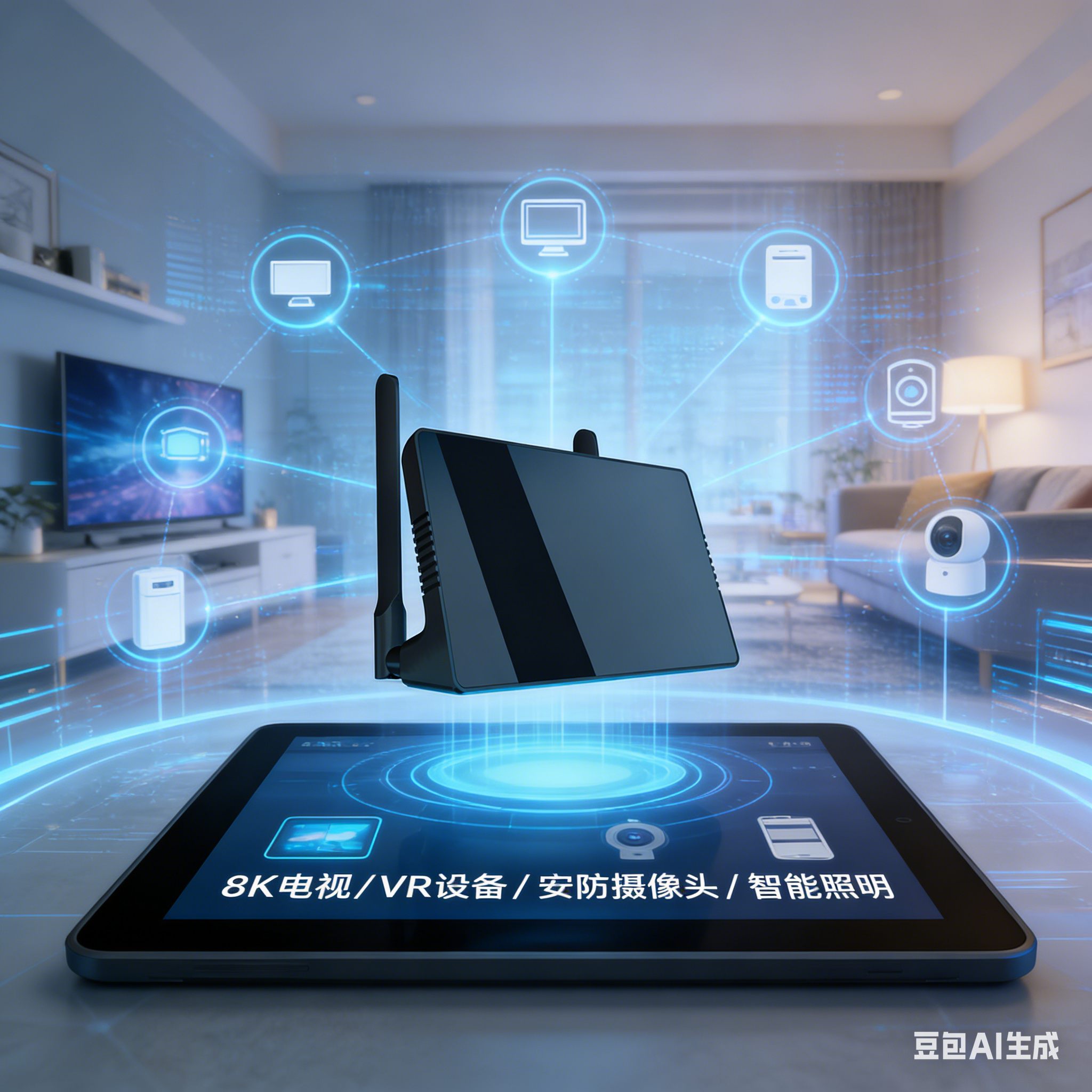 Application Scenarios of WIFI6 Router with Screen，