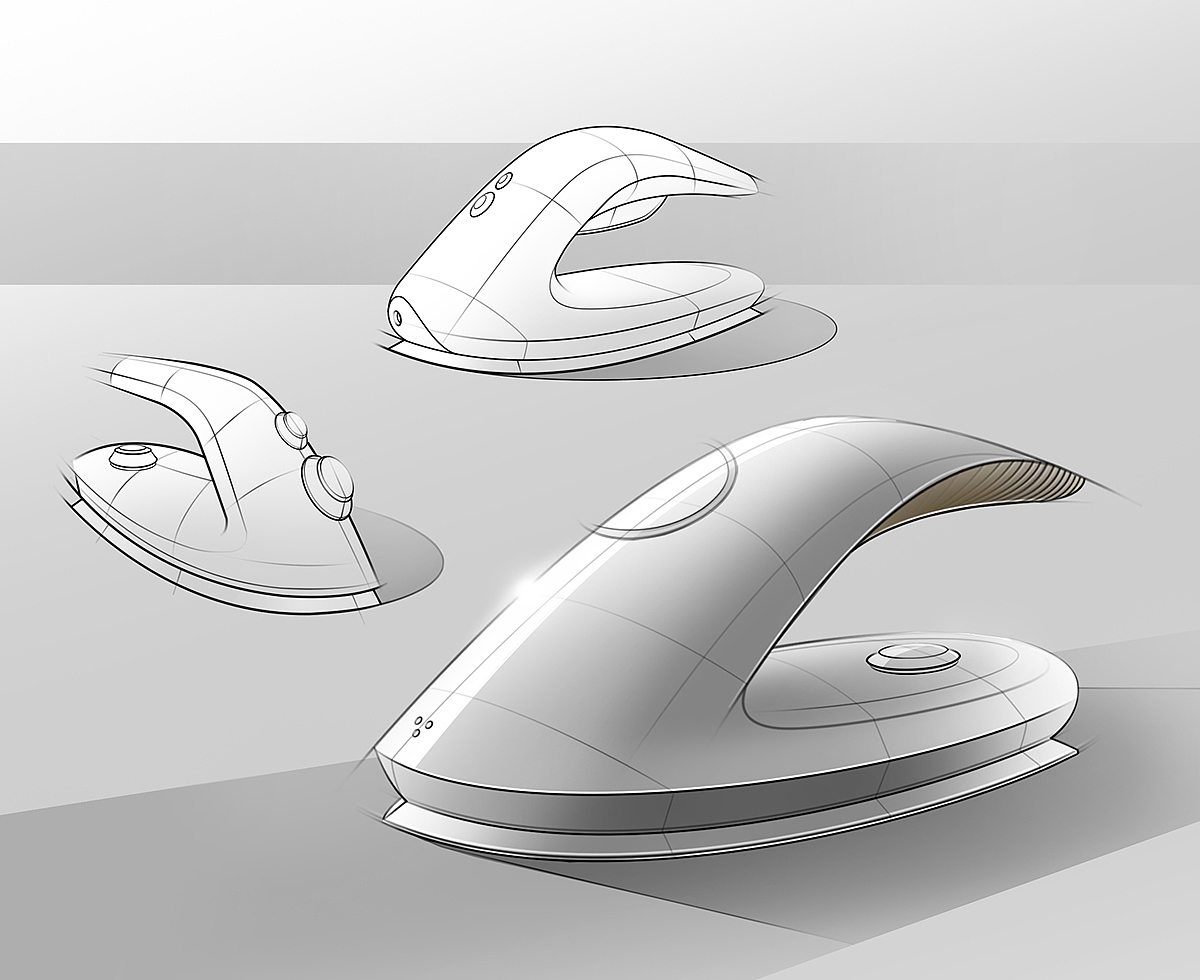 industrial design，product，Hand drawn，Line，tool，